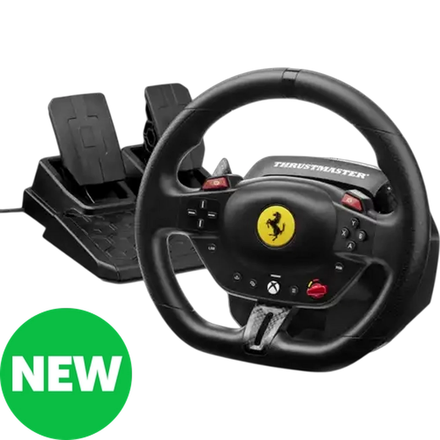 Image of Thrustmaster T98X Ferrari 296 GTS Black Racing Wheel Combo