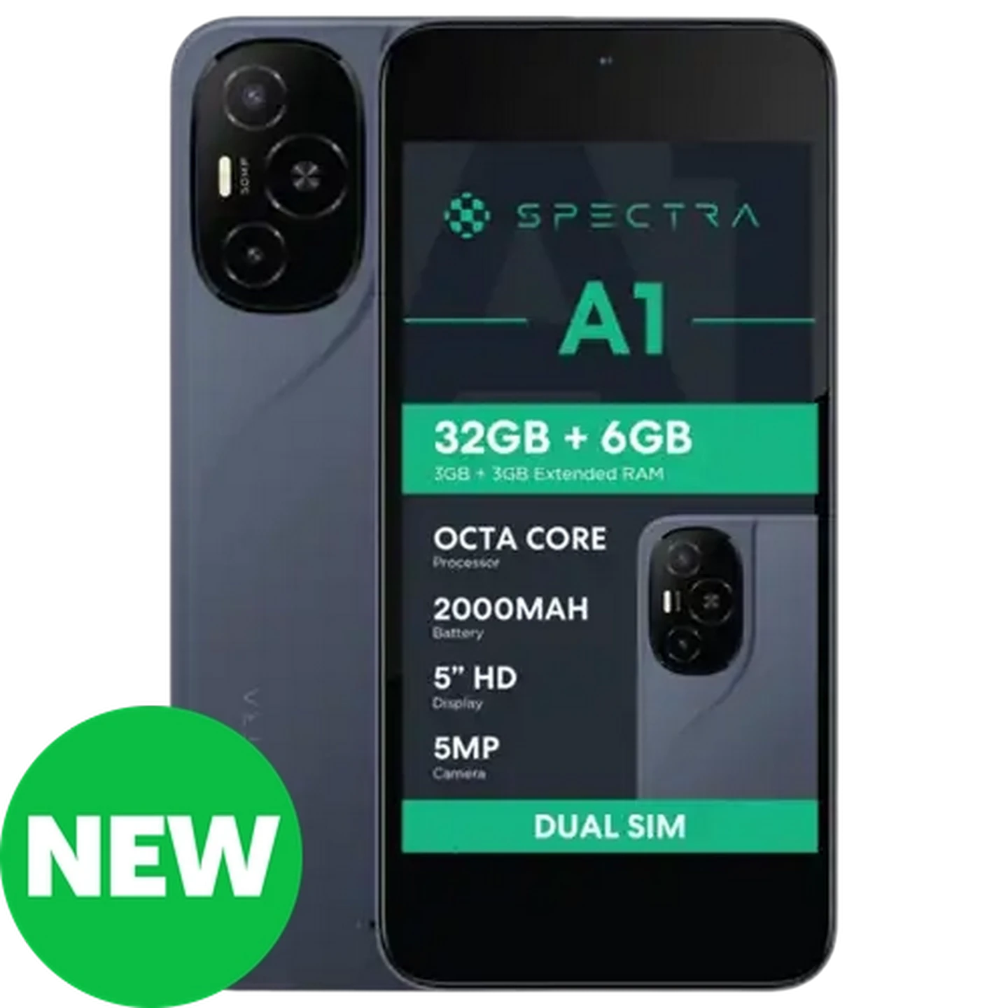 Image of Spectra A1 Space Grey Smartphone 32GB (Network Locked)