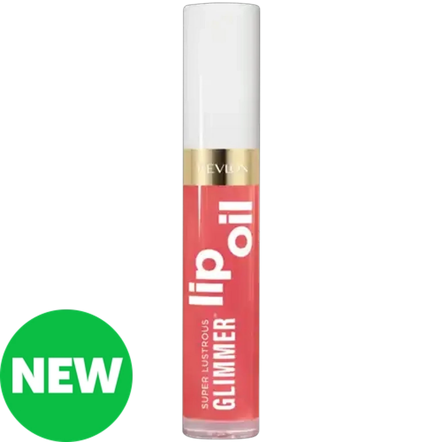 Image of Revlon Super Lustrous Glimmer Posh Peach Lip Oil 3.8ml