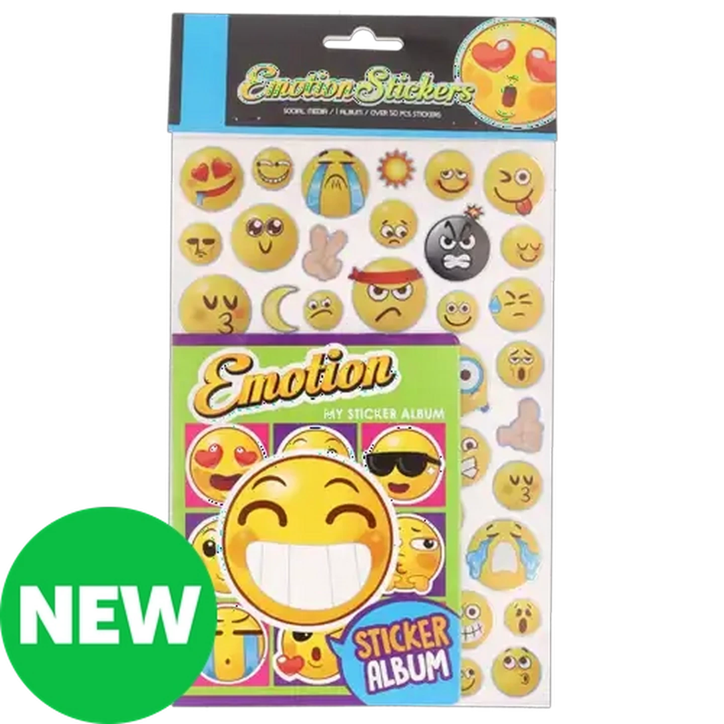 Social Media Emoji Sticker Album Set