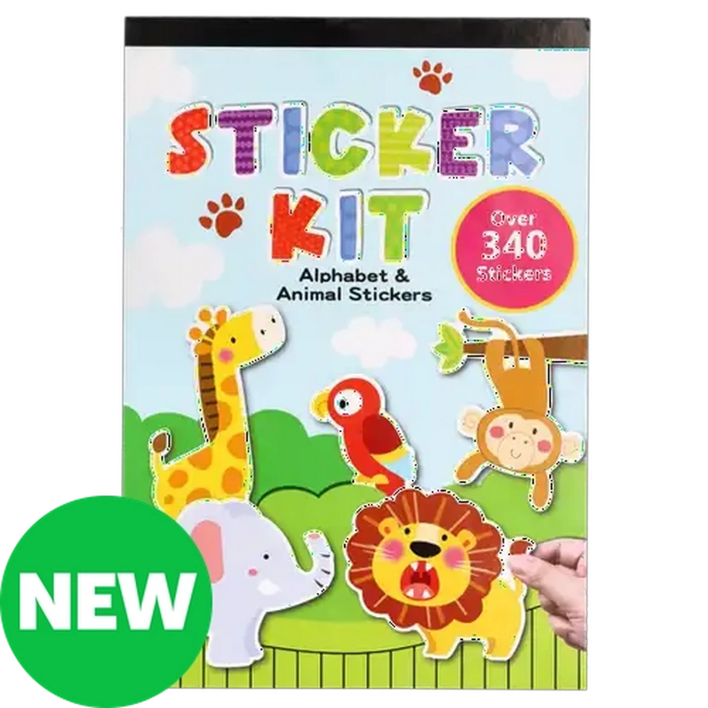 Image of Animals School Sticker Pad Kit