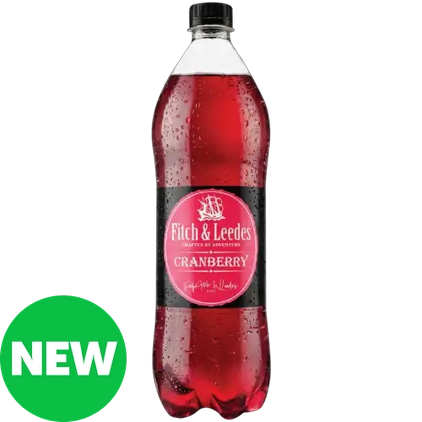 Image of Fitch & Leedes Cranberry Sparkling Drink 1L