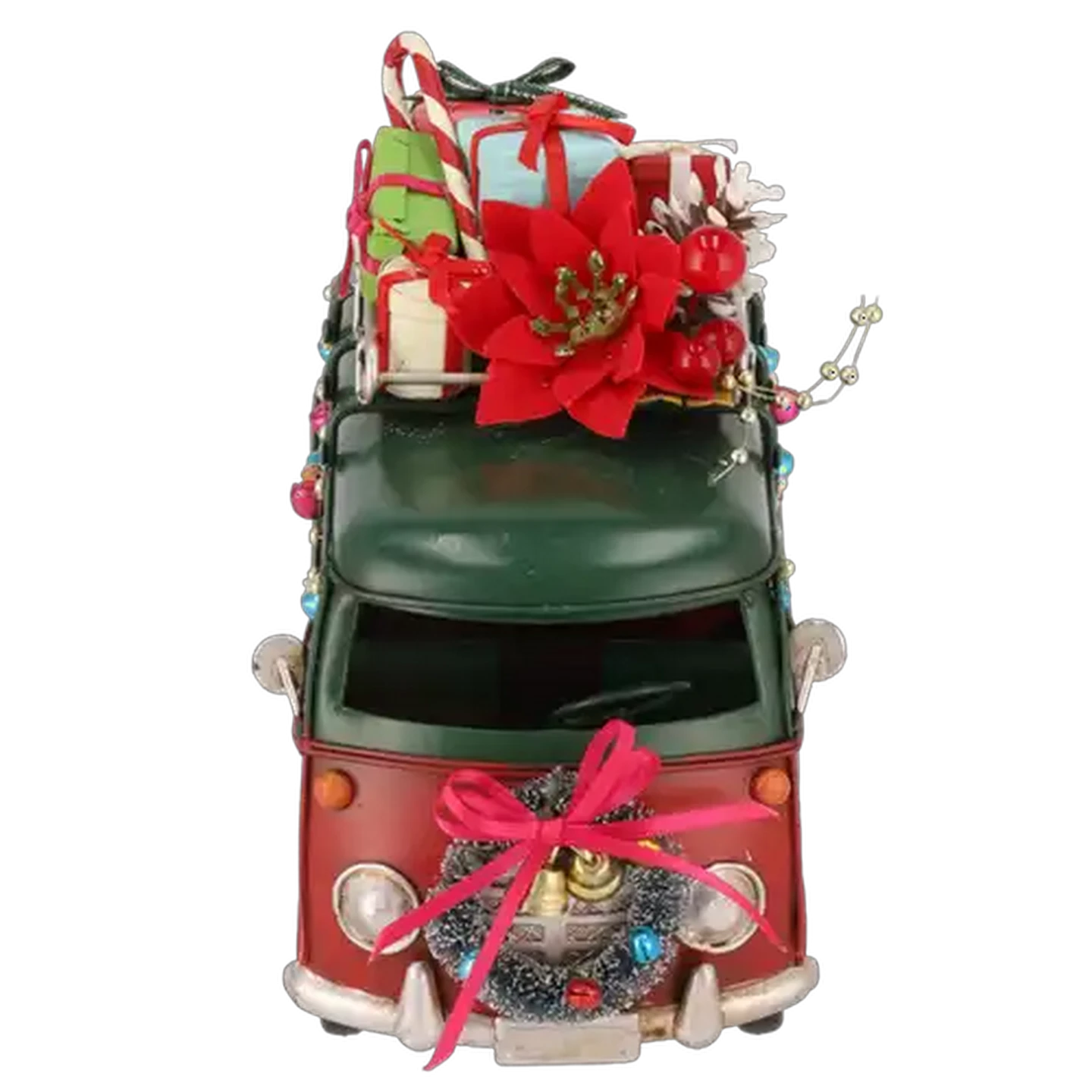 Image of Merry Christmas Bus Accessory with Decor 14.7cm
