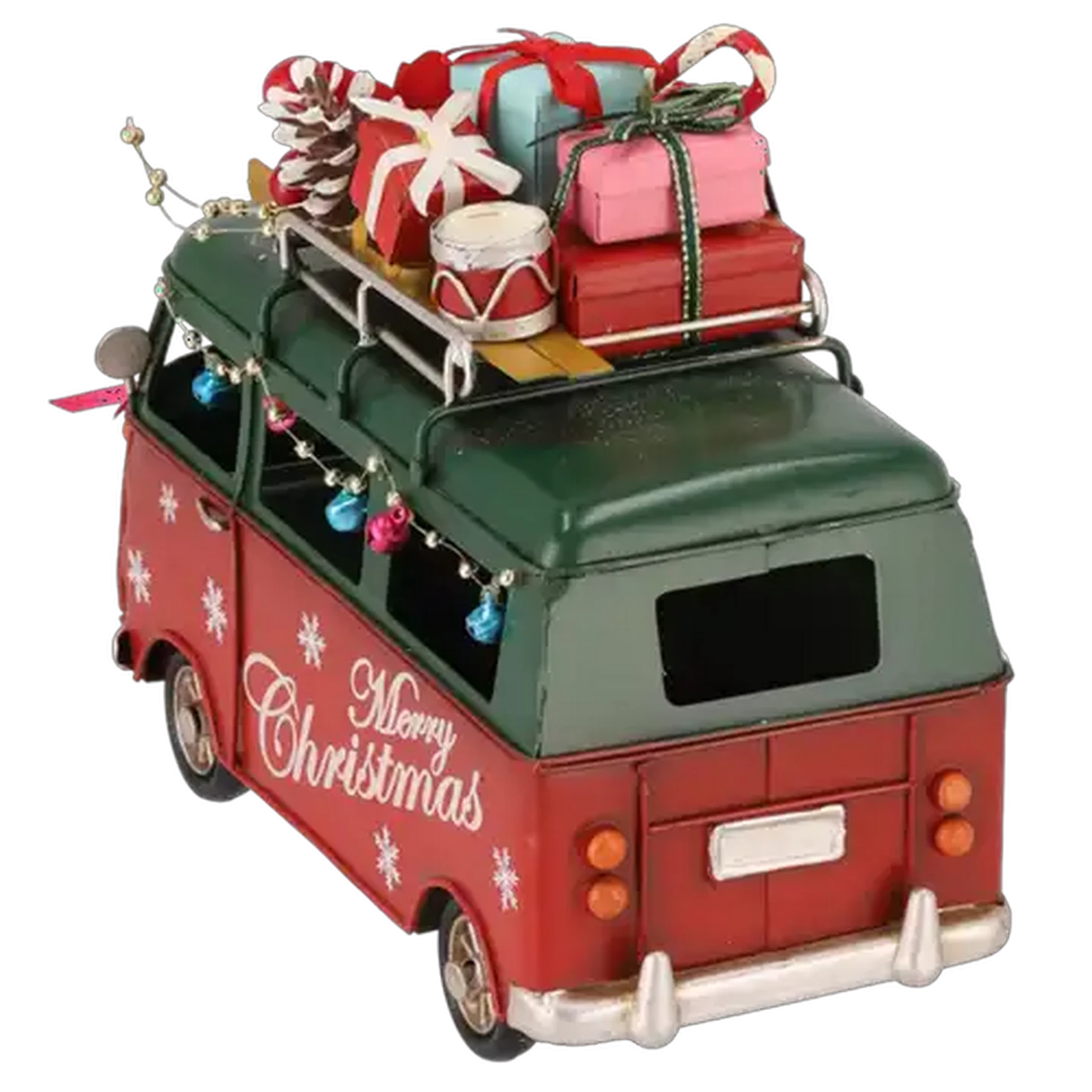 Image of Merry Christmas Bus Accessory with Decor 14.7cm