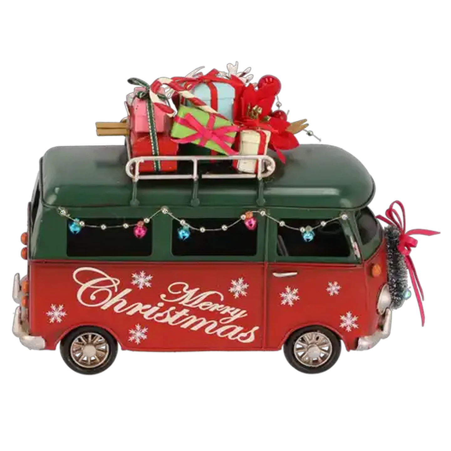 Image of Merry Christmas Bus Accessory with Decor 14.7cm