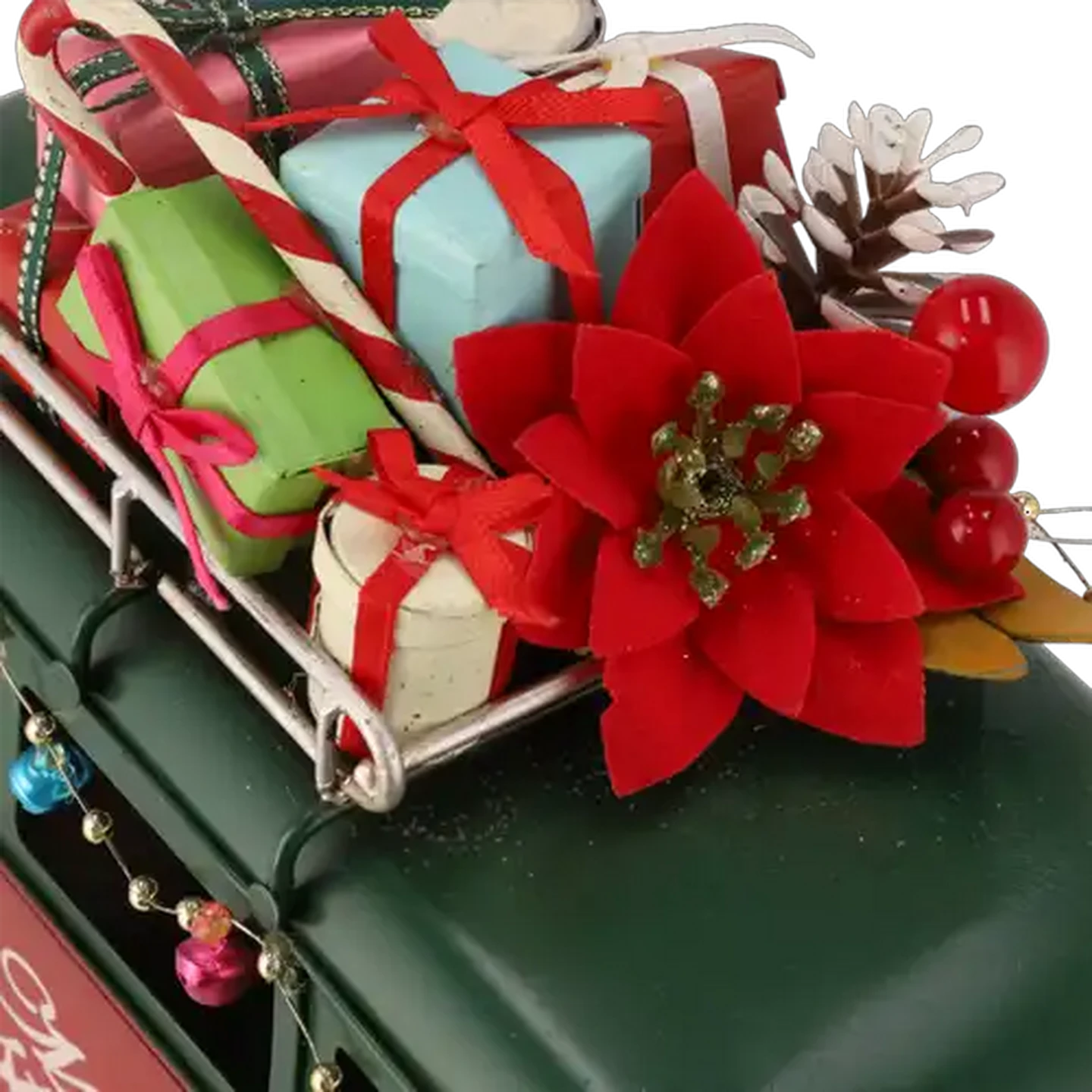 Image of Merry Christmas Bus Accessory with Decor 14.7cm
