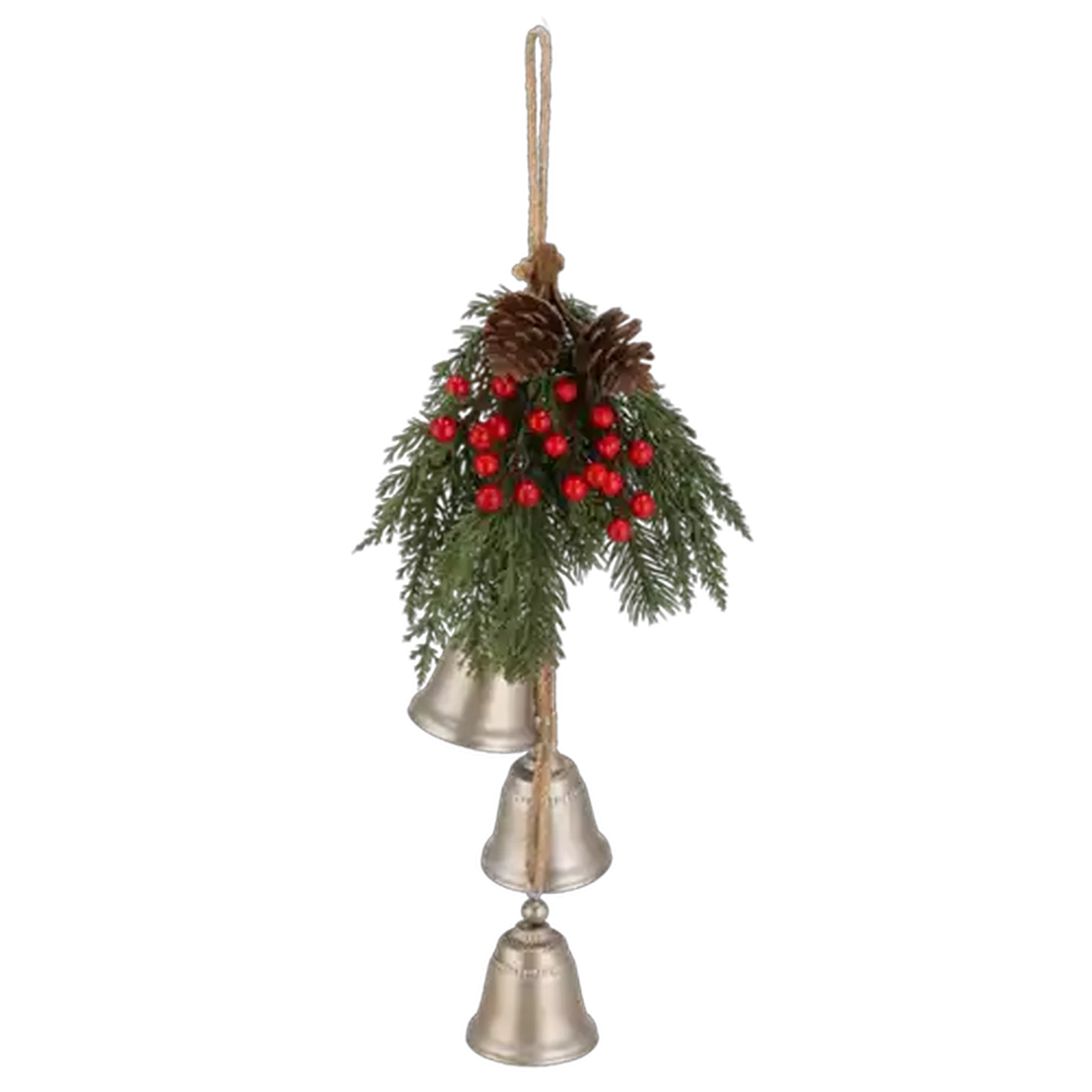 Image of Hanging Bronze Bells 54cm 3-Pack (Colour May Vary)