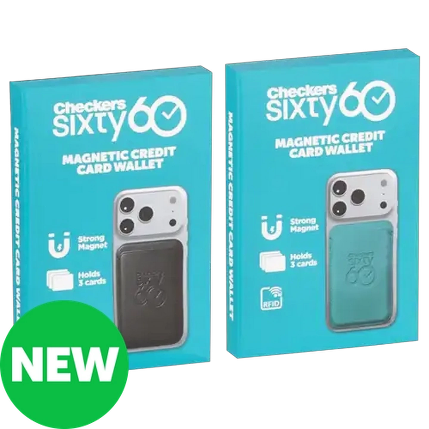 Image of Checkers Sixty60 Magnetic Credit Card Wallet (Colour May Vary)