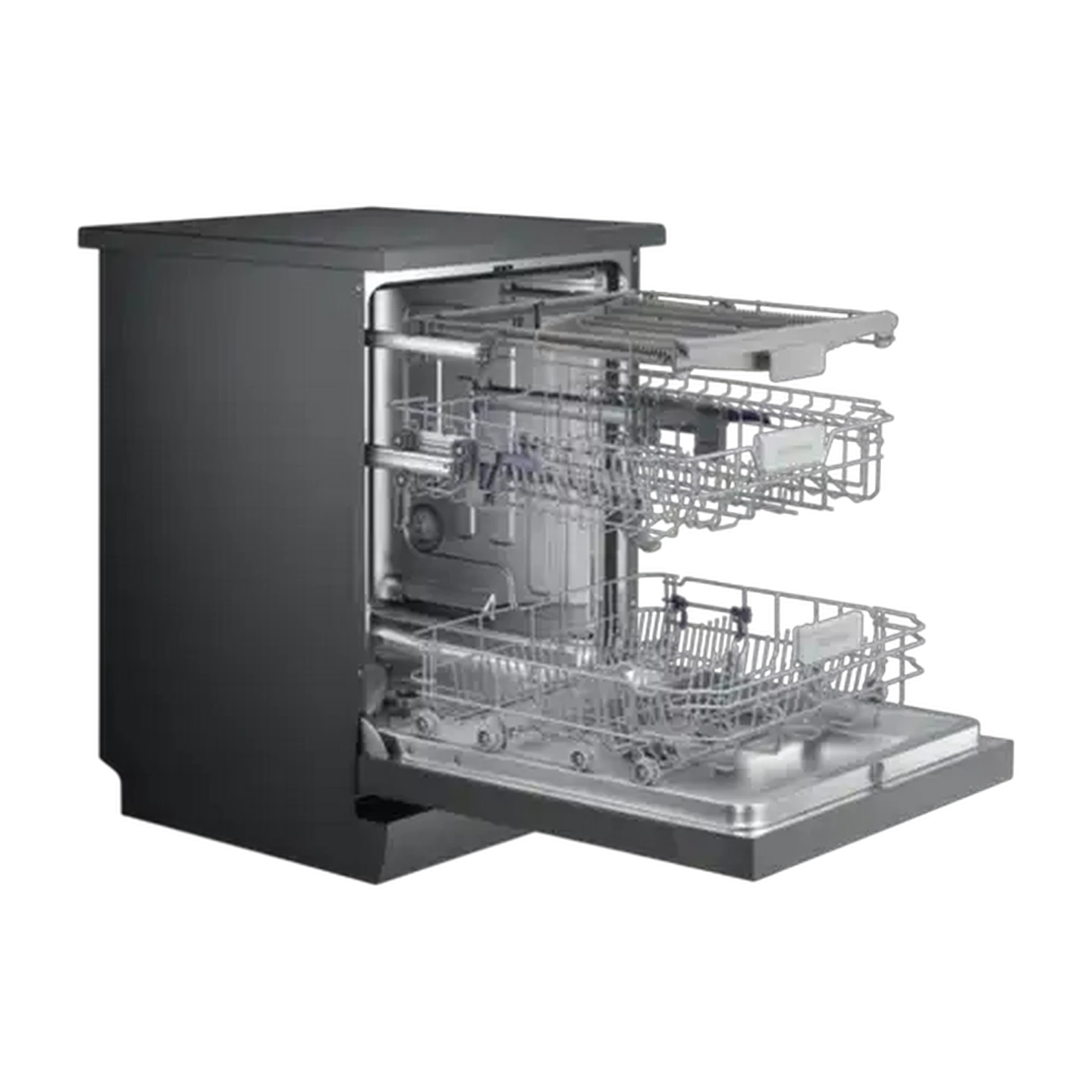 Image of Samsung Black Wide LED Display   Dishwasher (DW60M5070FG)