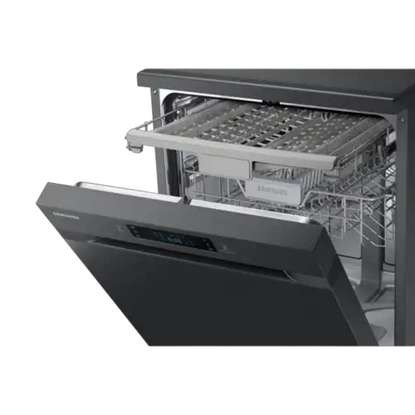 Image of Samsung Black Wide LED Display   Dishwasher (DW60M5070FG)