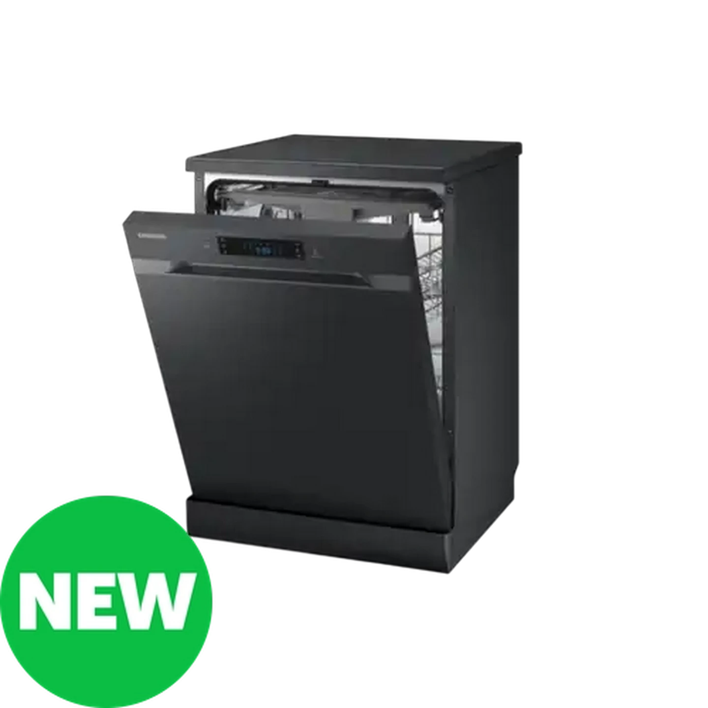 Image of Samsung Black Wide LED Display   Dishwasher (DW60M5070FG)