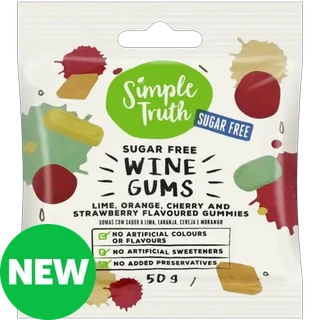 Simple Truth Sugar-Free Wine Gums 50g