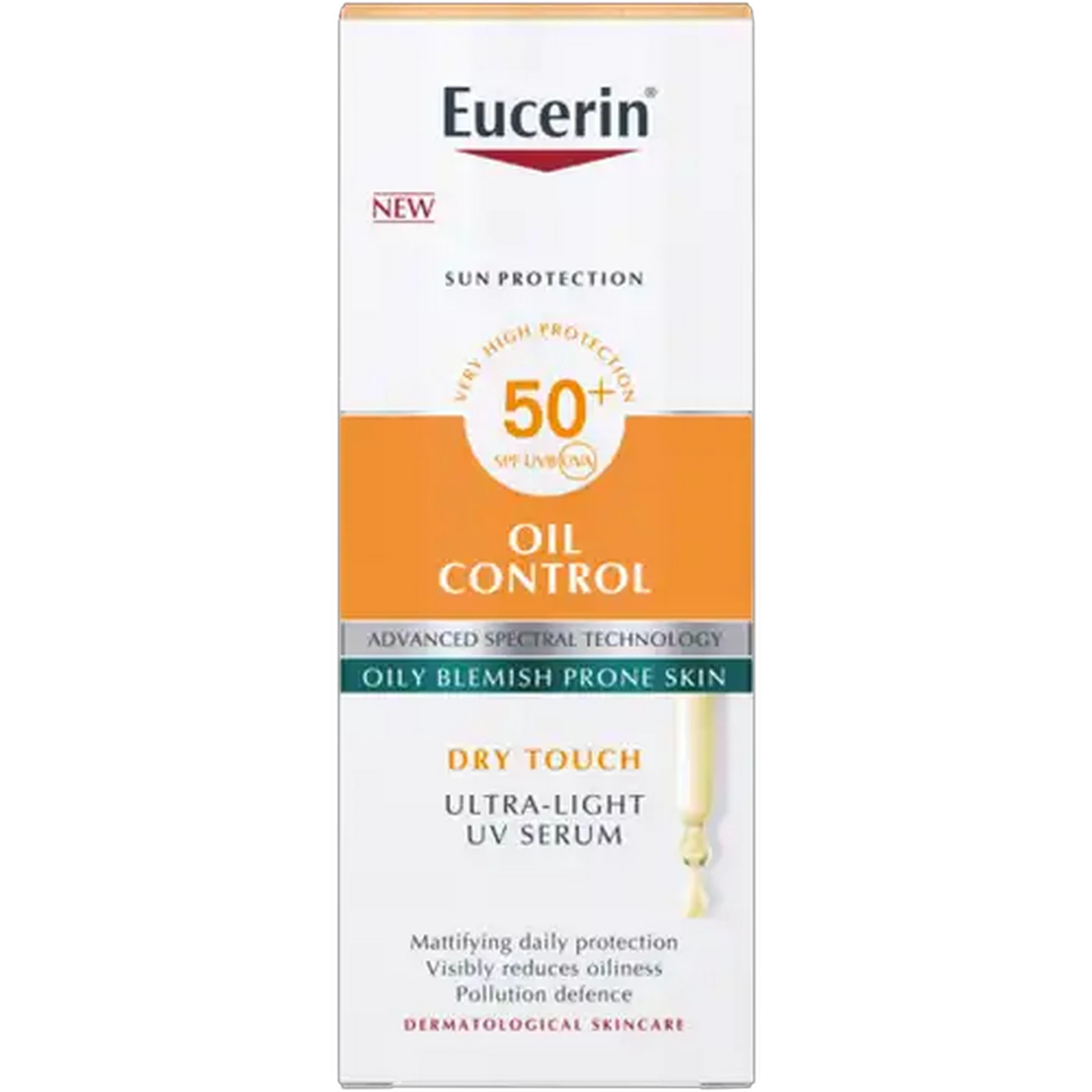 Image of Eucerin SPF 50+ Oil Control Ultra-Light UV Serum 30ml 