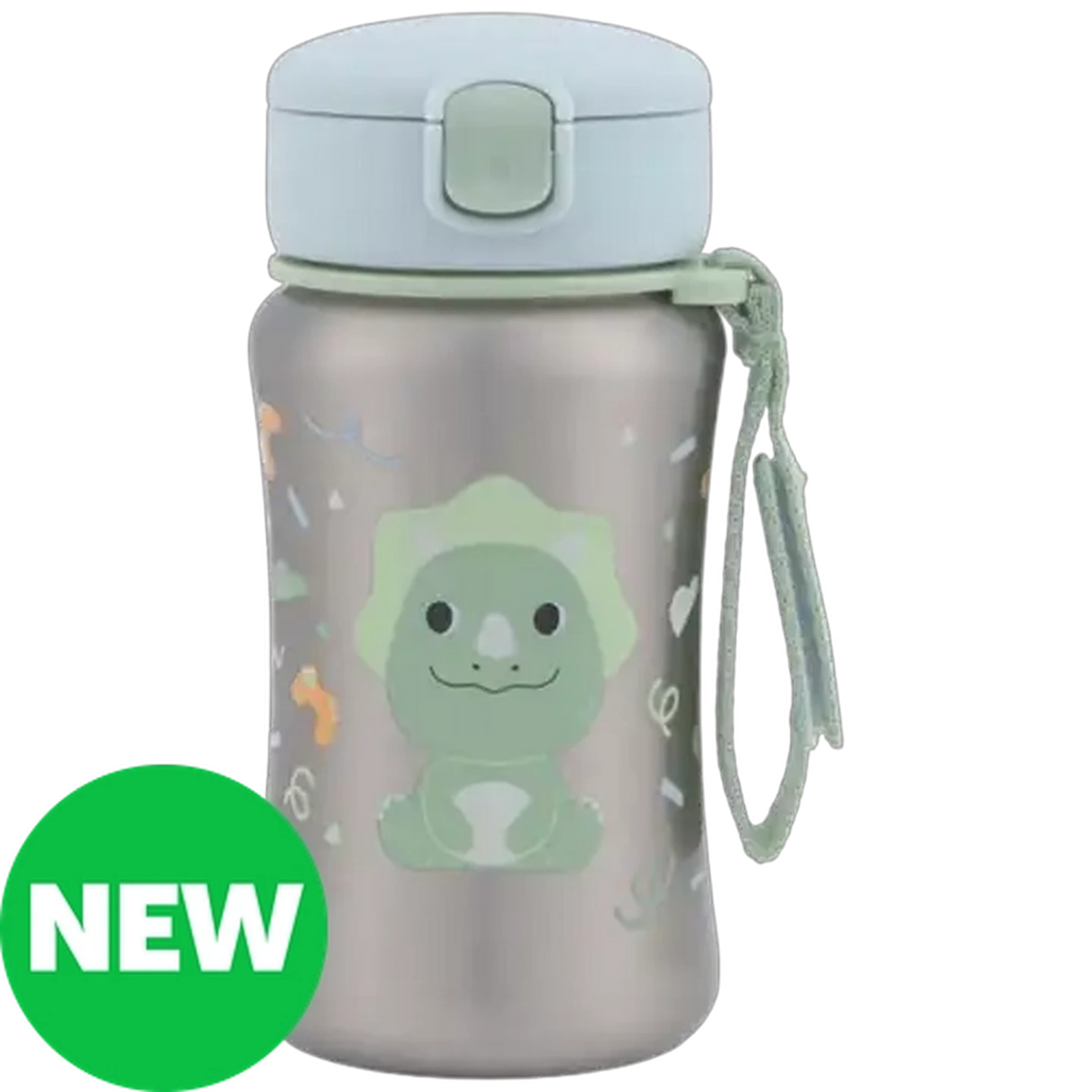 Image of Skip Hop Zoo Dino Besties Stainless Steel Sipper Cup 12 Months +