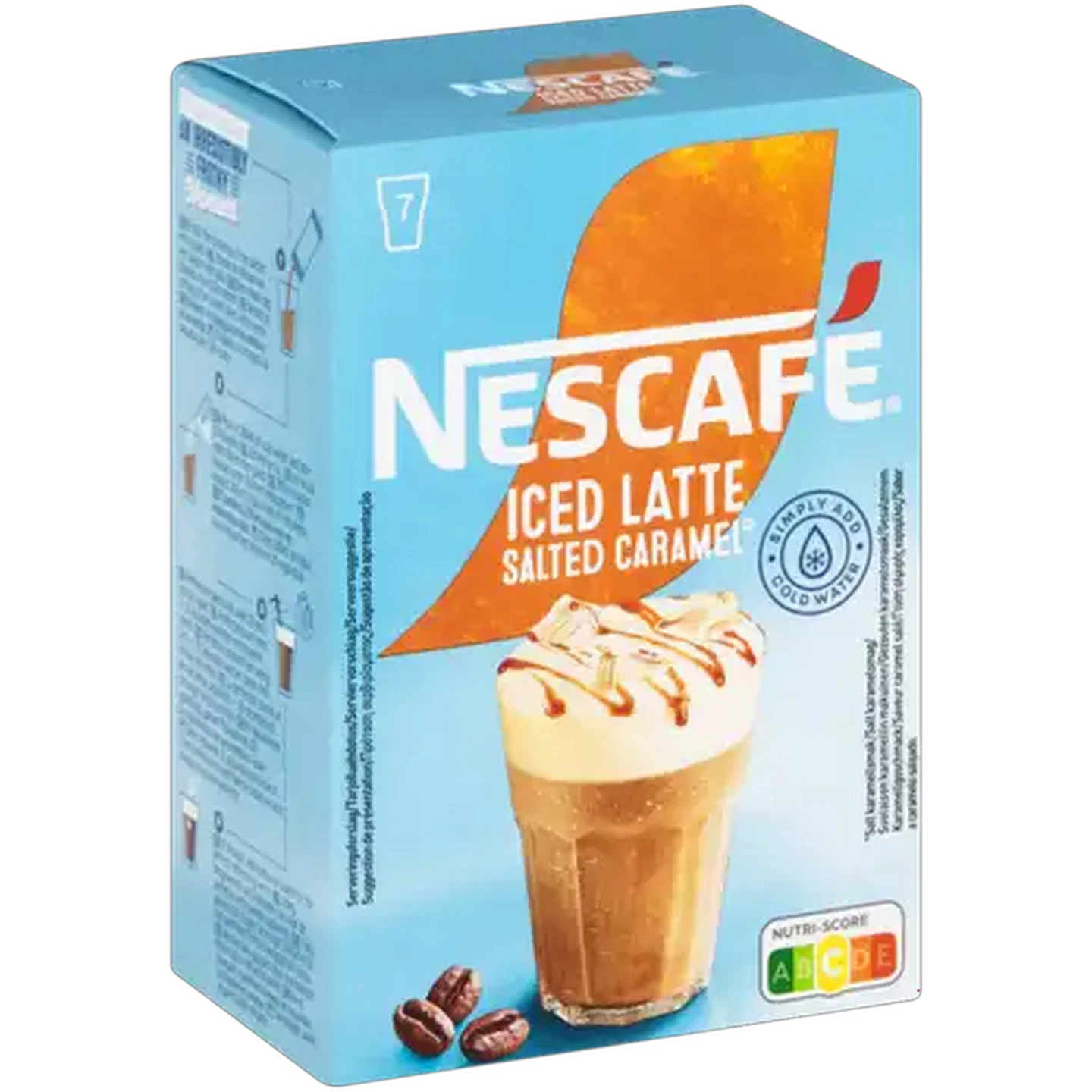 Image of NESCAFÉ Salted Caramel Iced Latte 7 x 14.5g