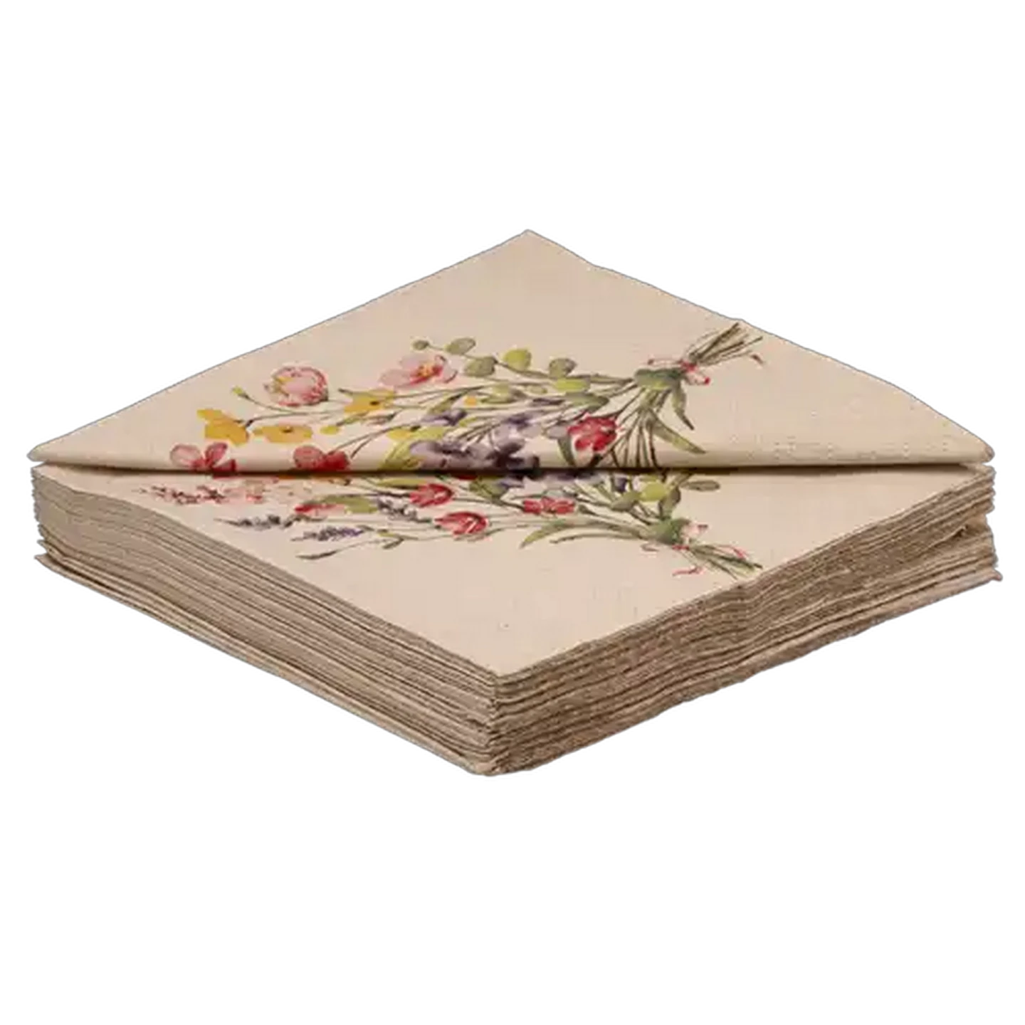 Image of By Nature Bouquet Paper Napkins 3-Ply 33 x 33cm 20-Pack