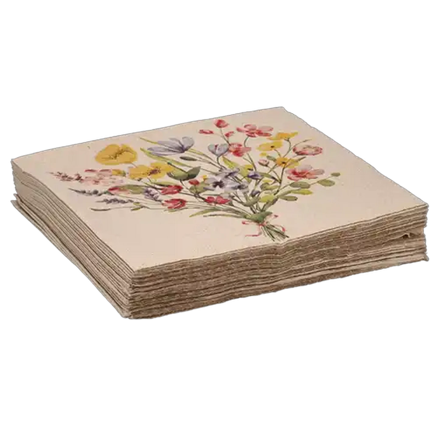 Image of By Nature Bouquet Paper Napkins 3-Ply 33 x 33cm 20-Pack