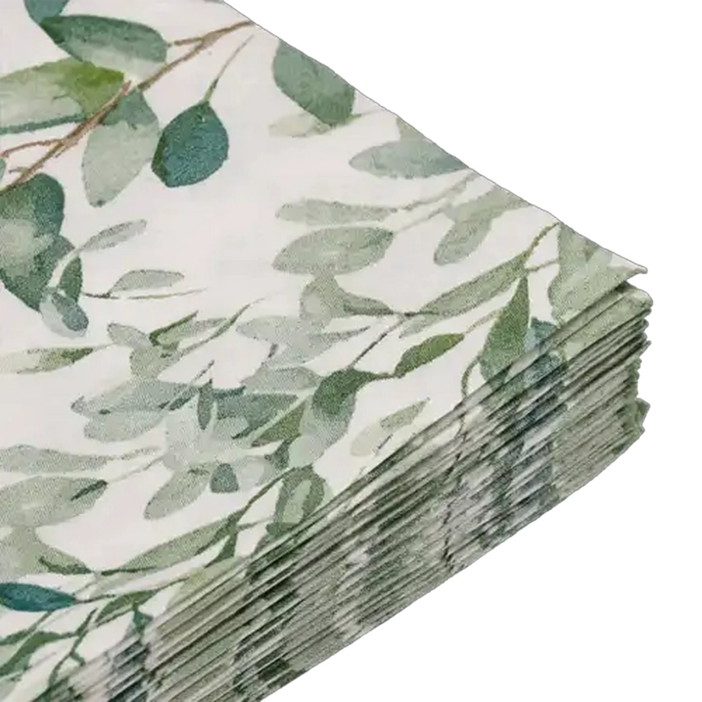 Image of Avant Garde Soft Green Paper Napkins 3-Ply 33 x 33cm 20-Pack