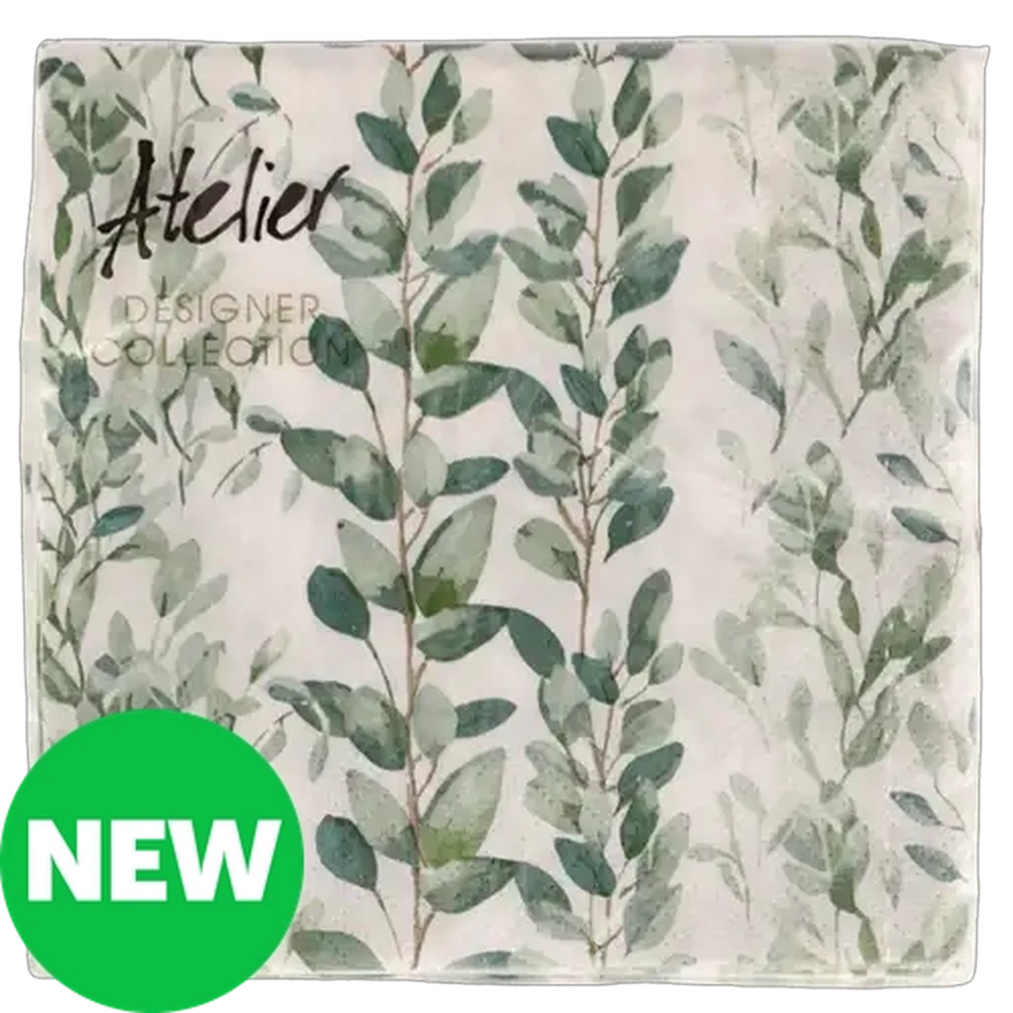 Image of Avant Garde Soft Green Paper Napkins 3-Ply 33 x 33cm 20-Pack