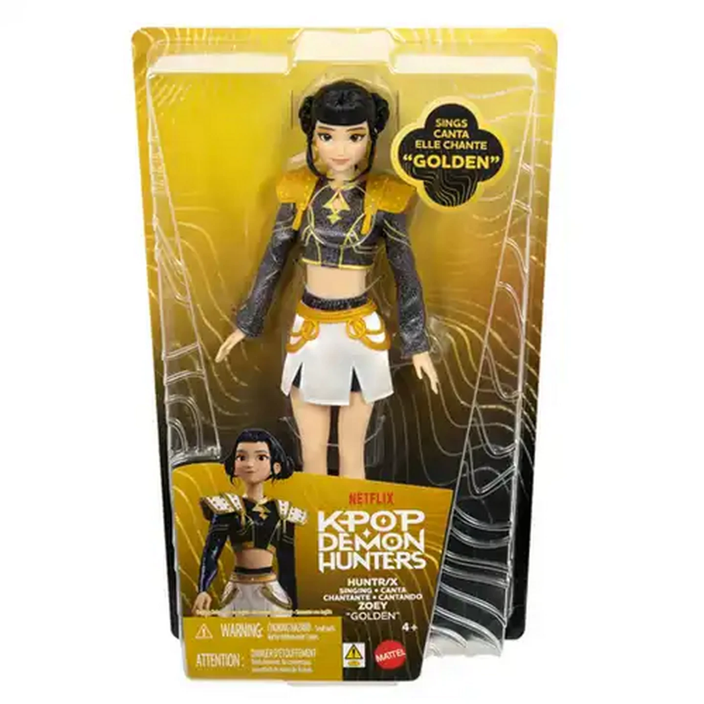 Image of KPop Demon Hunters HUNTR/X Zoey “Golden” Singing Doll