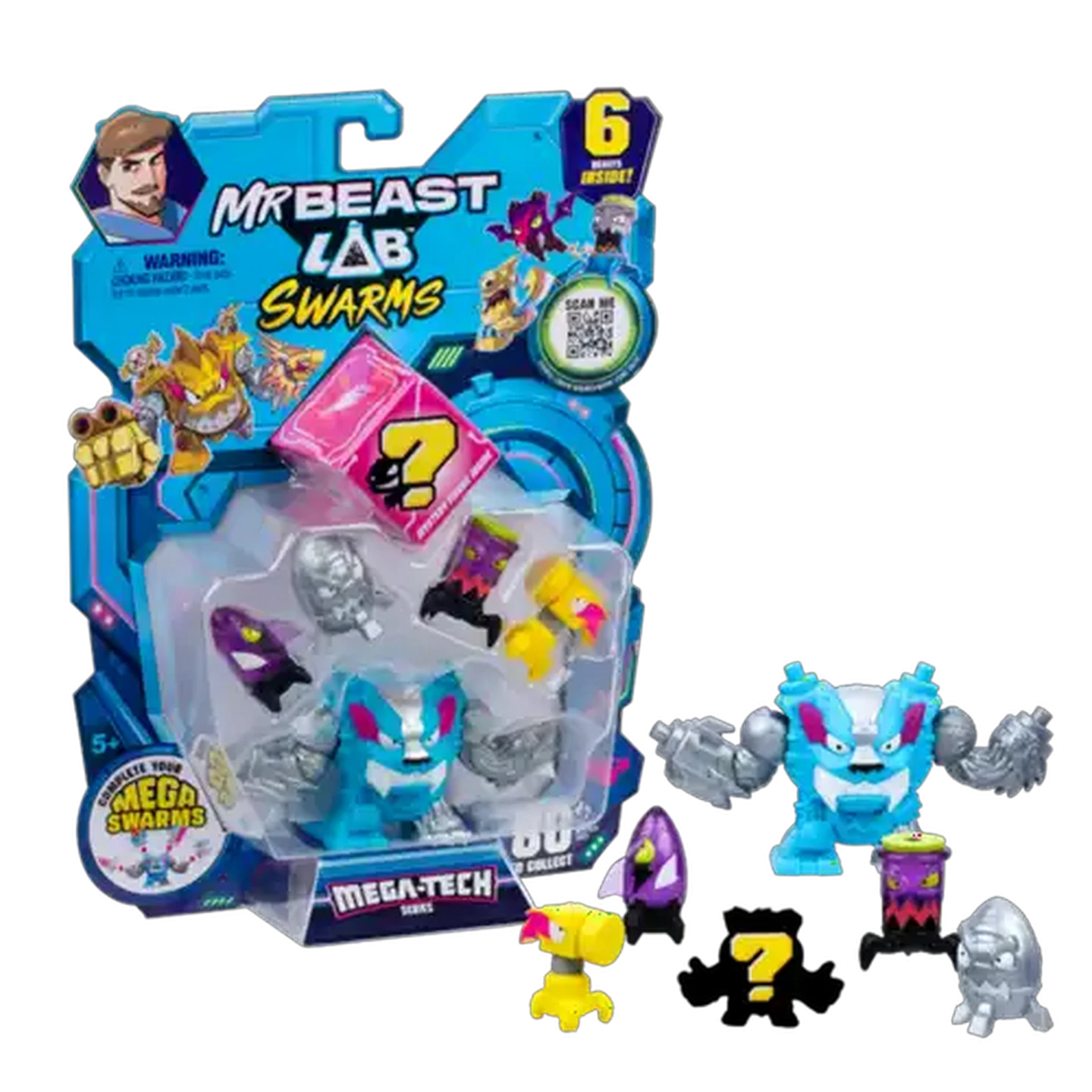 Image of MrBeast Lab Swarms Mech Tech 6-Pack (Design May Vary)