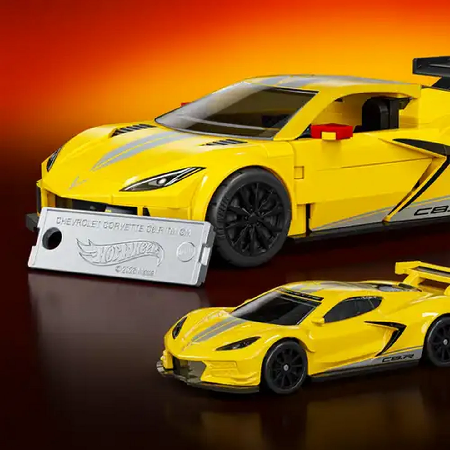 Image of Brick Shop Hot Wheels Speed Series Building Set - '20 Corvette C8.R