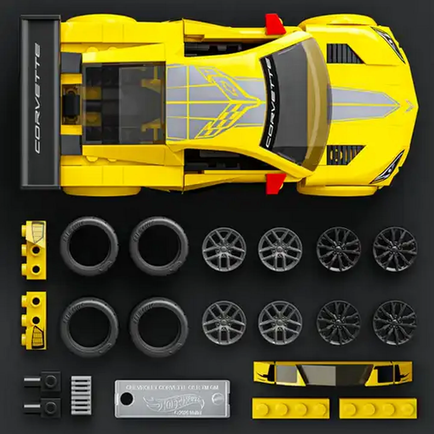 Image of Brick Shop Hot Wheels Speed Series Building Set - '20 Corvette C8.R