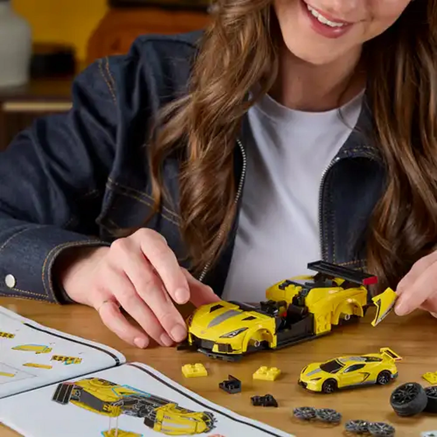 Image of Brick Shop Hot Wheels Speed Series Building Set - '20 Corvette C8.R