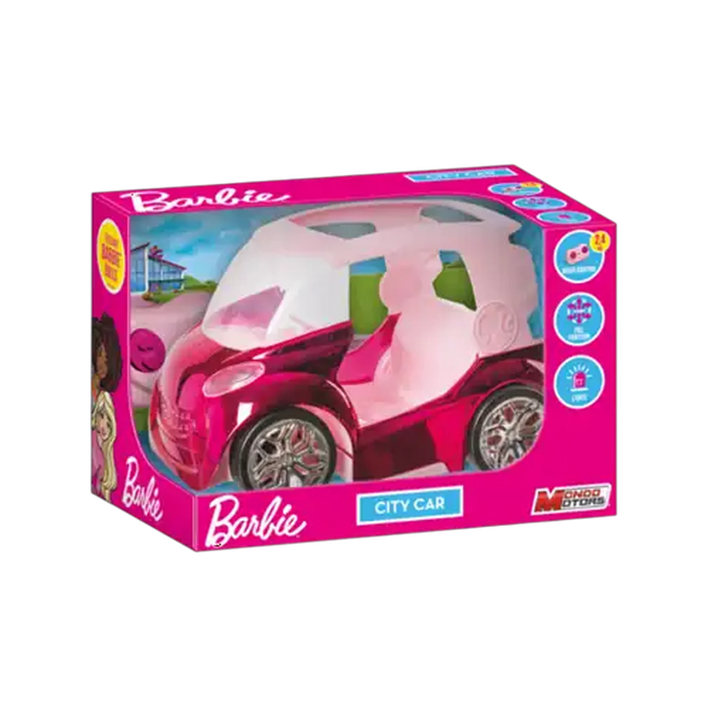 Image of Mondo Motors Barbie Remote Control City Car