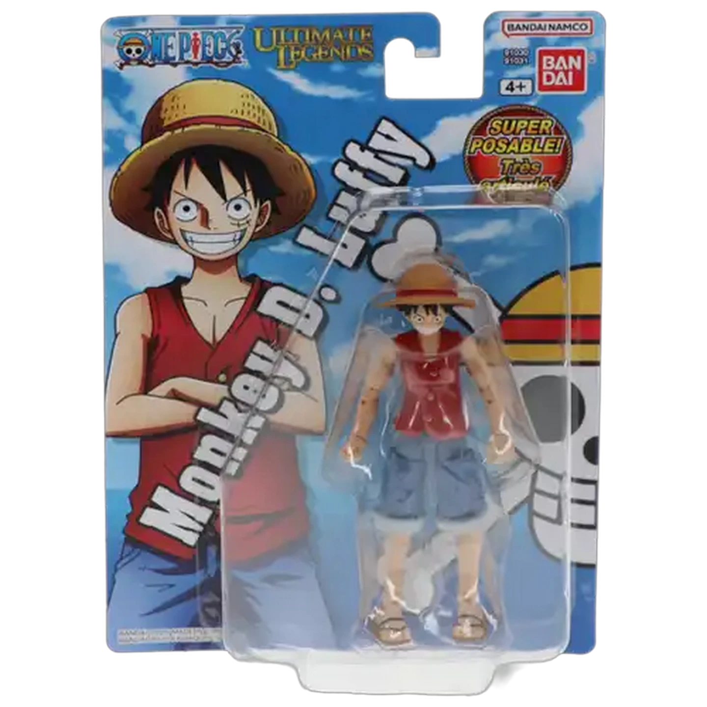 Image of One Piece Monkey D Luffy Figurine 12cm
