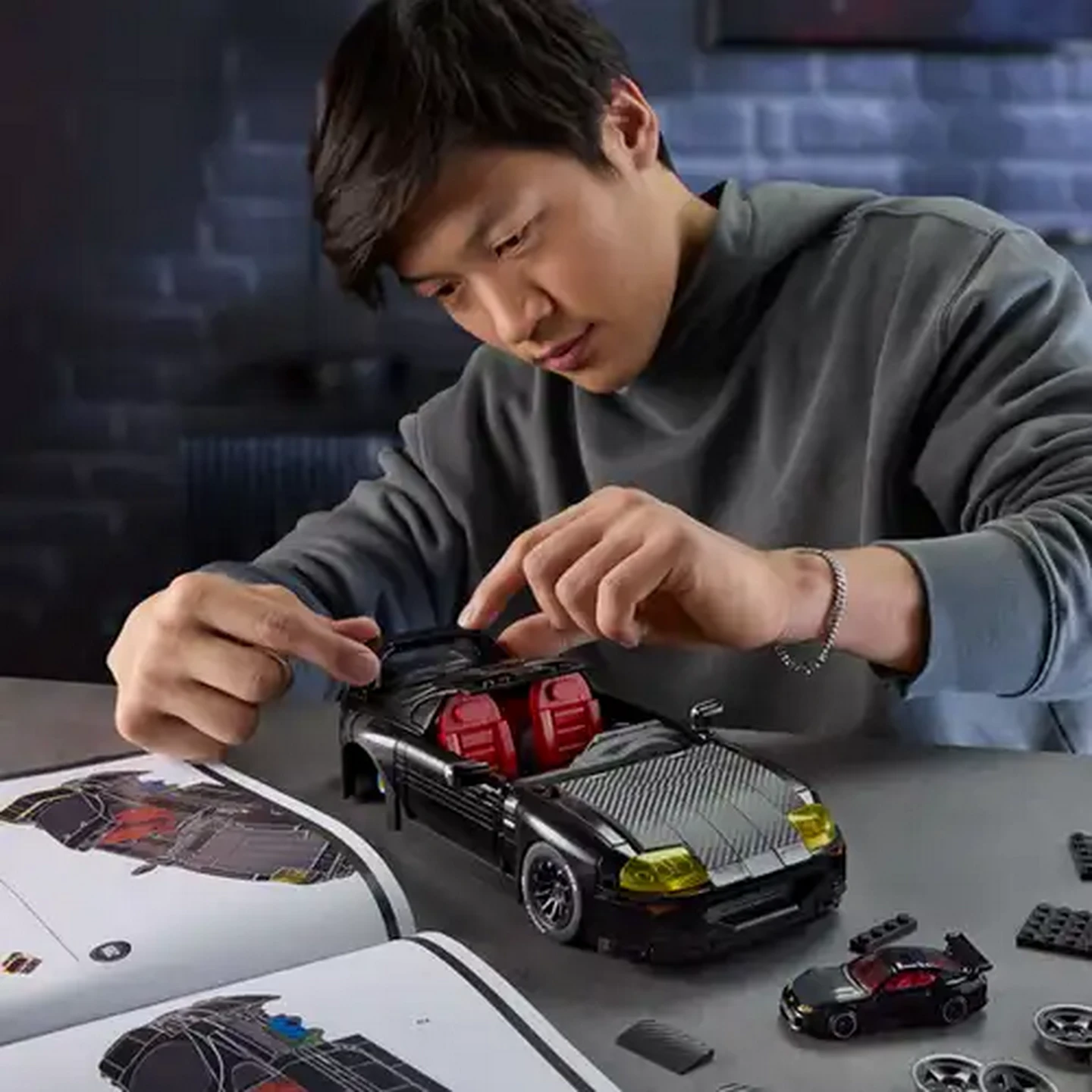 Image of Brick Shop Hot Wheels Elite Series Building Set - '94 Toyota Supra MKIV