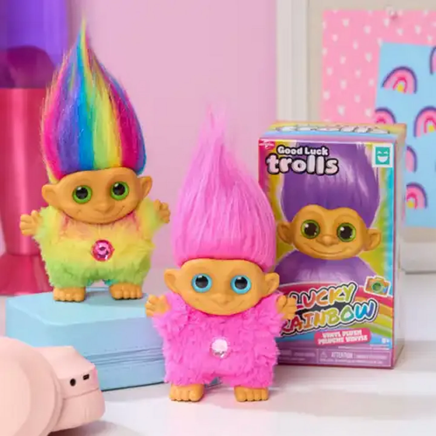 Image of Happy Haul Vinyl Face Trolls (Colour May Vary)