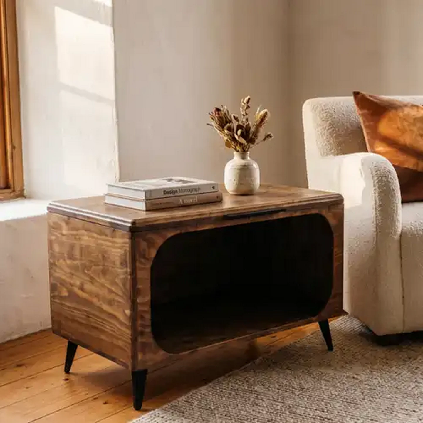 Image of FoldaPET Walnut Brown Table Den