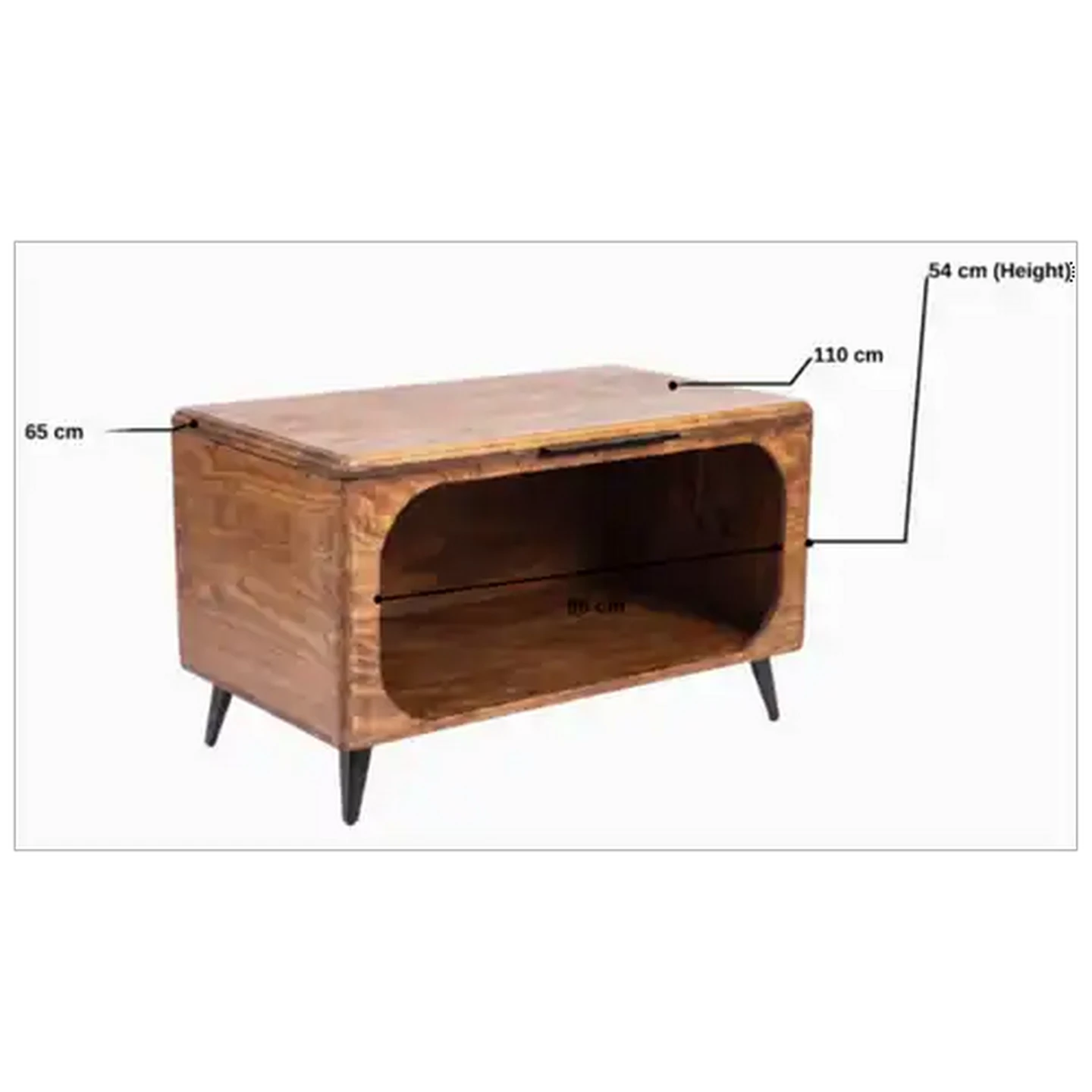 Image of FoldaPET Walnut Brown Table Den
