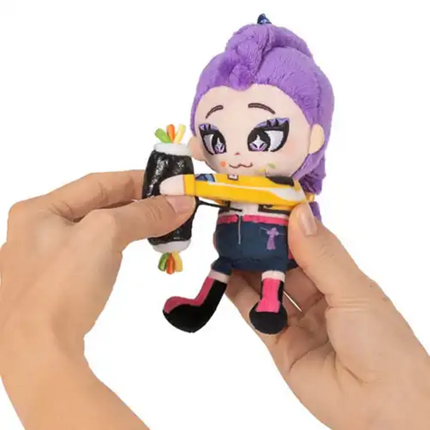 Image of Kpop Demon Hunters Clip On Plush 10cm (Type May Vary)