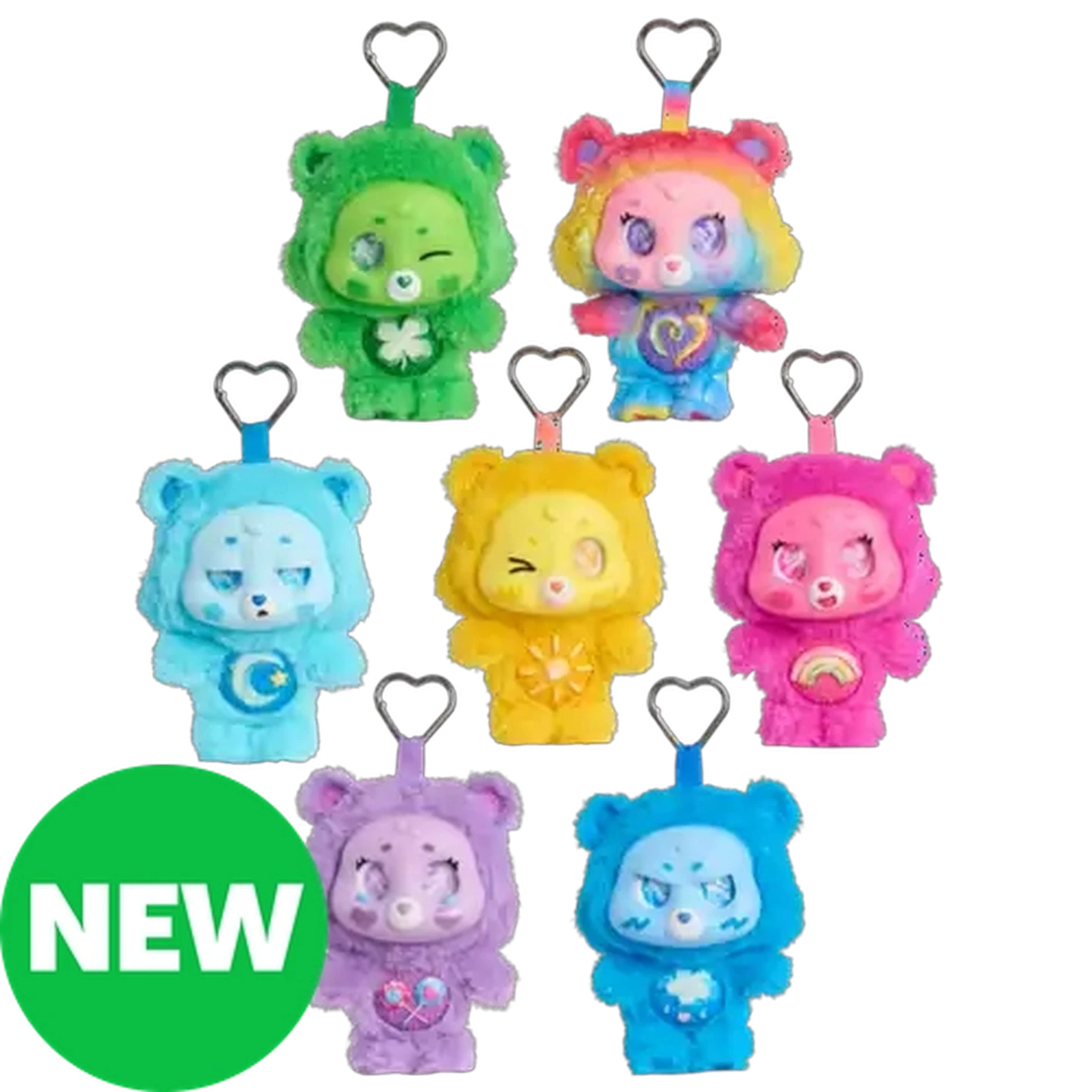 Image of Happy Haul Vinyl Face Care Bears (Colour May Vary)