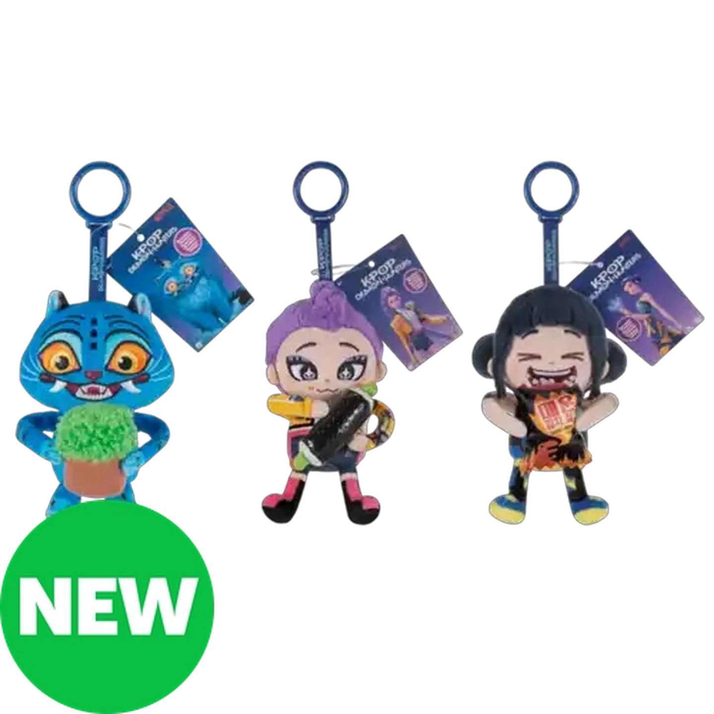 Image of Kpop Demon Hunters Clip On Plush 10cm (Type May Vary)