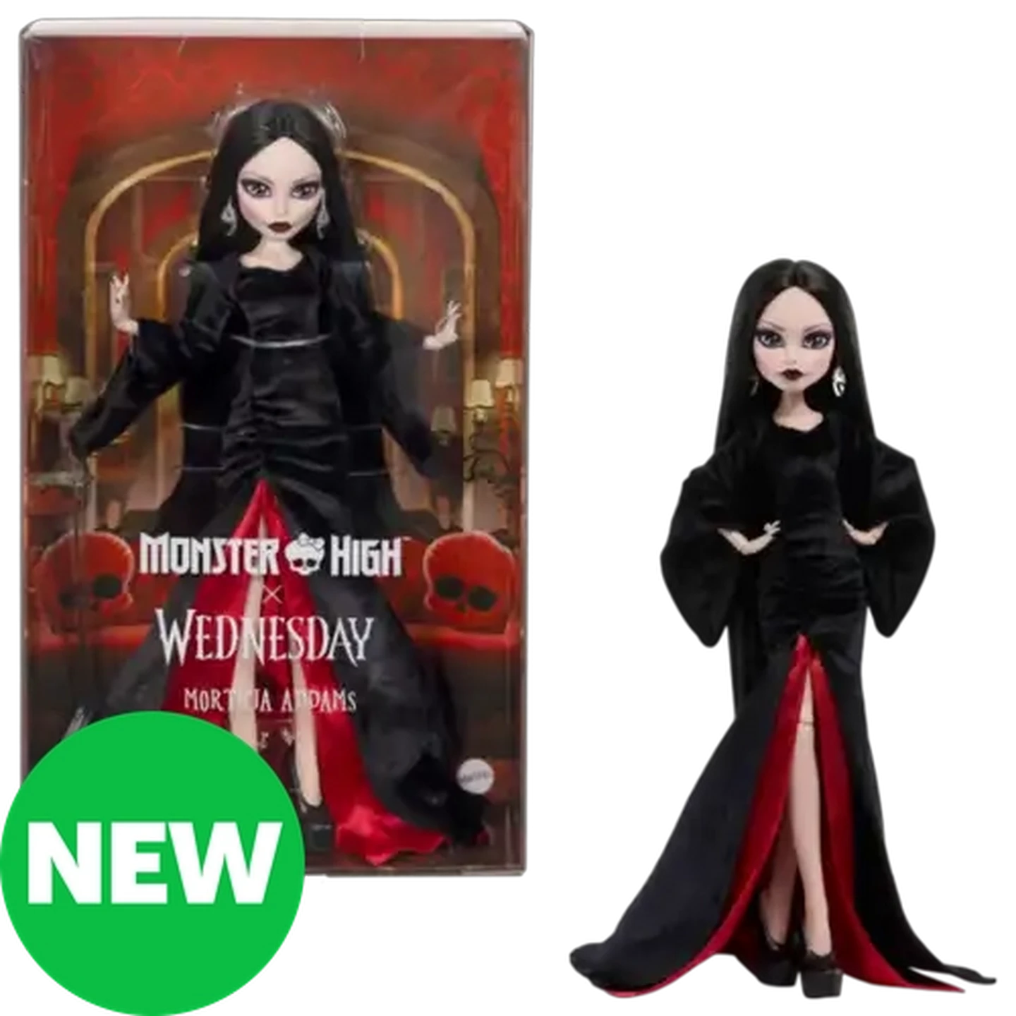 Image of ​Monster High x Wednesday - Morticia Addams Collectible Doll