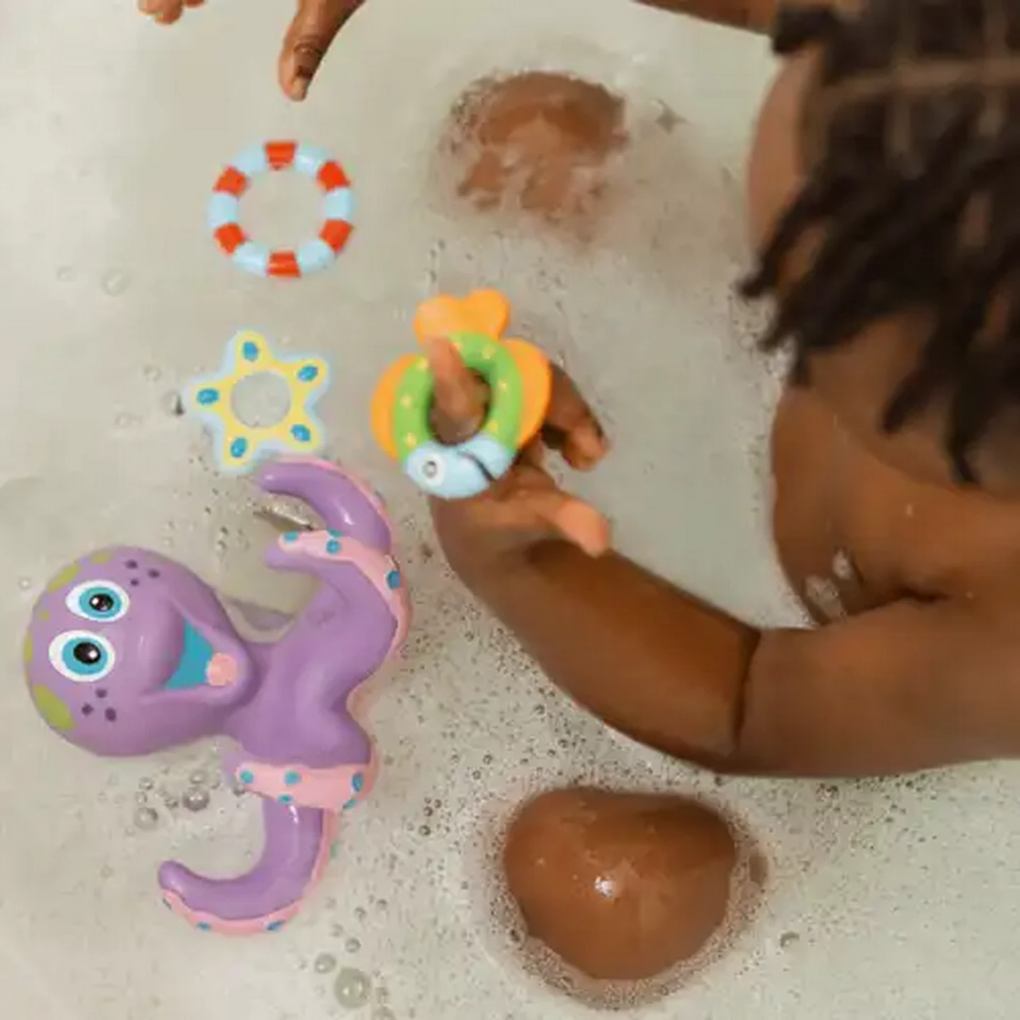 Image of Nuby Octopus Hoopla Bath Toy 18 Months+