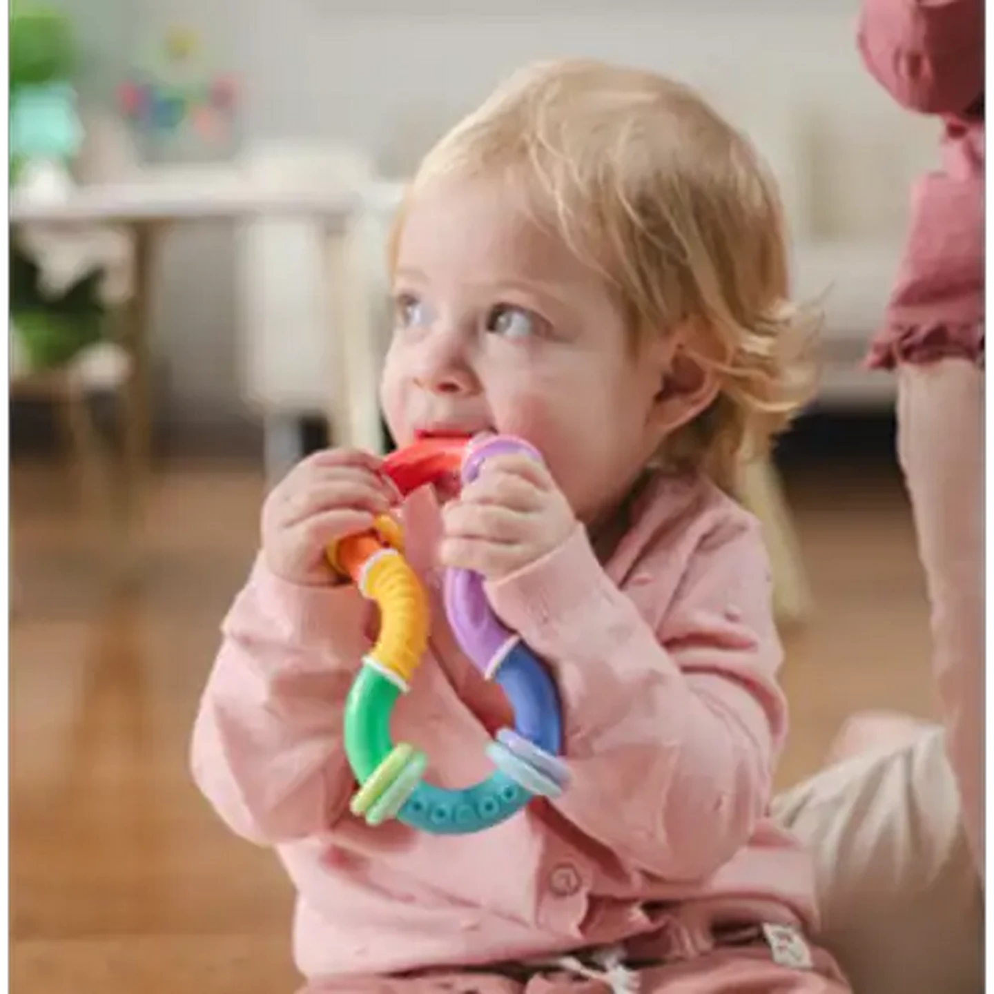 Image of Nuby Twist-A-Ring Teething Rattle 6 Months+