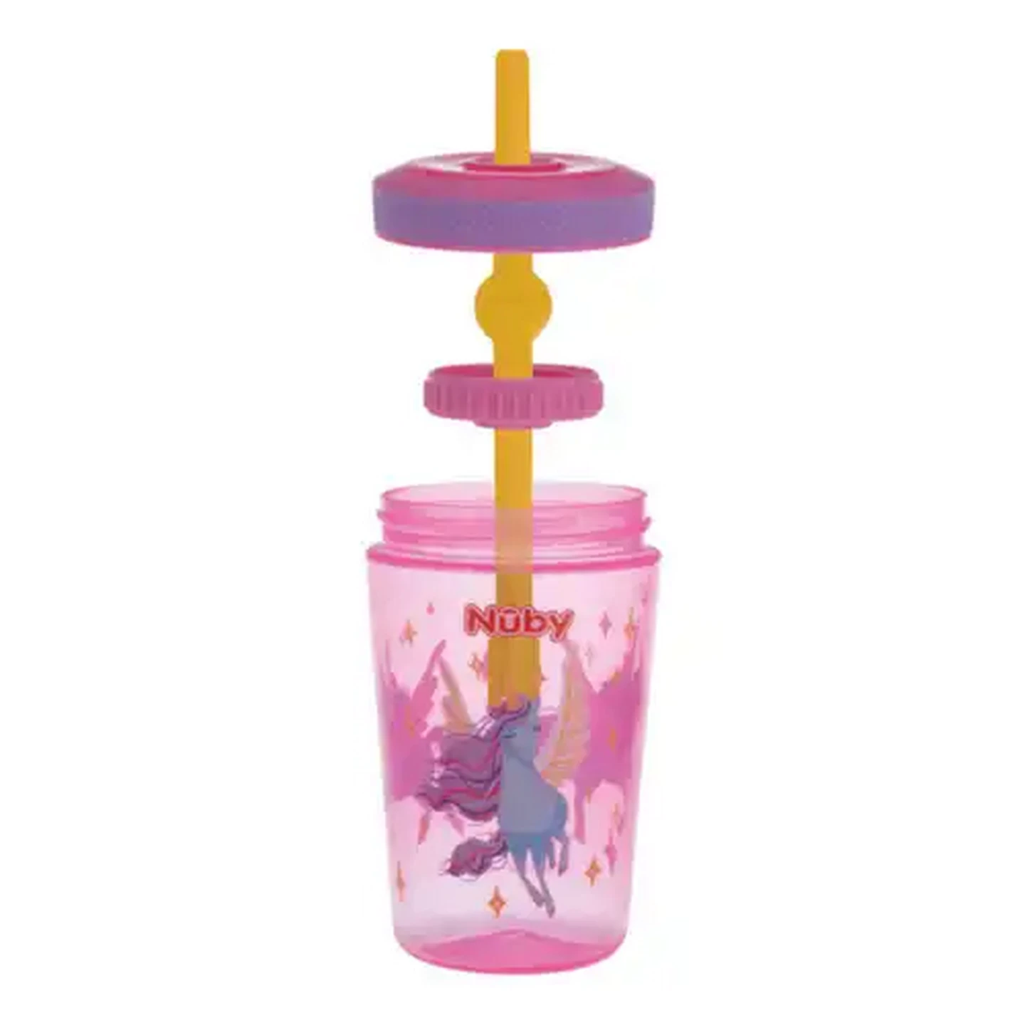 Image of Nuby Super Sipper Straw Cup 415ml Girl