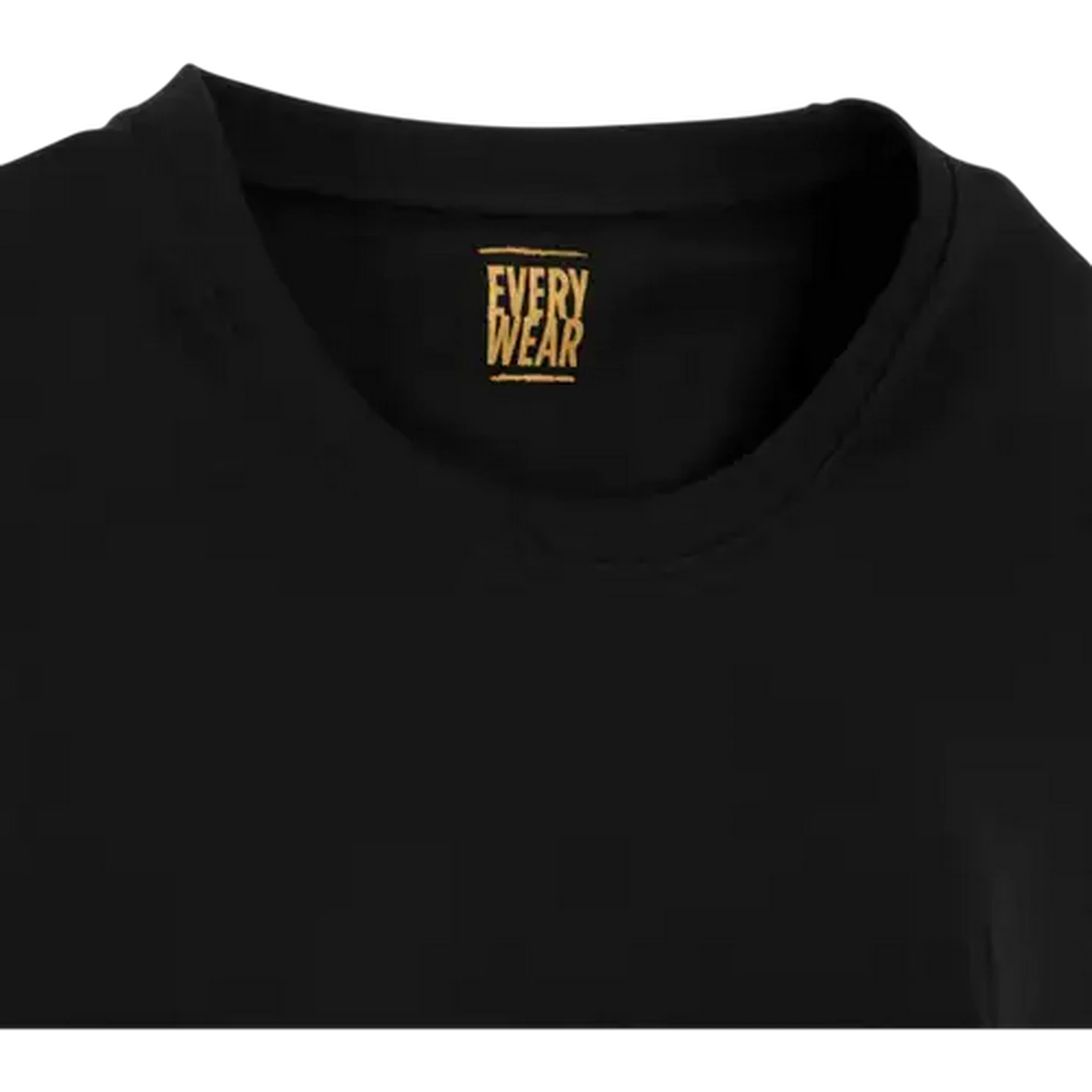 Image of Every Wear Ladies Black Crew Neck T-Shirt Medium