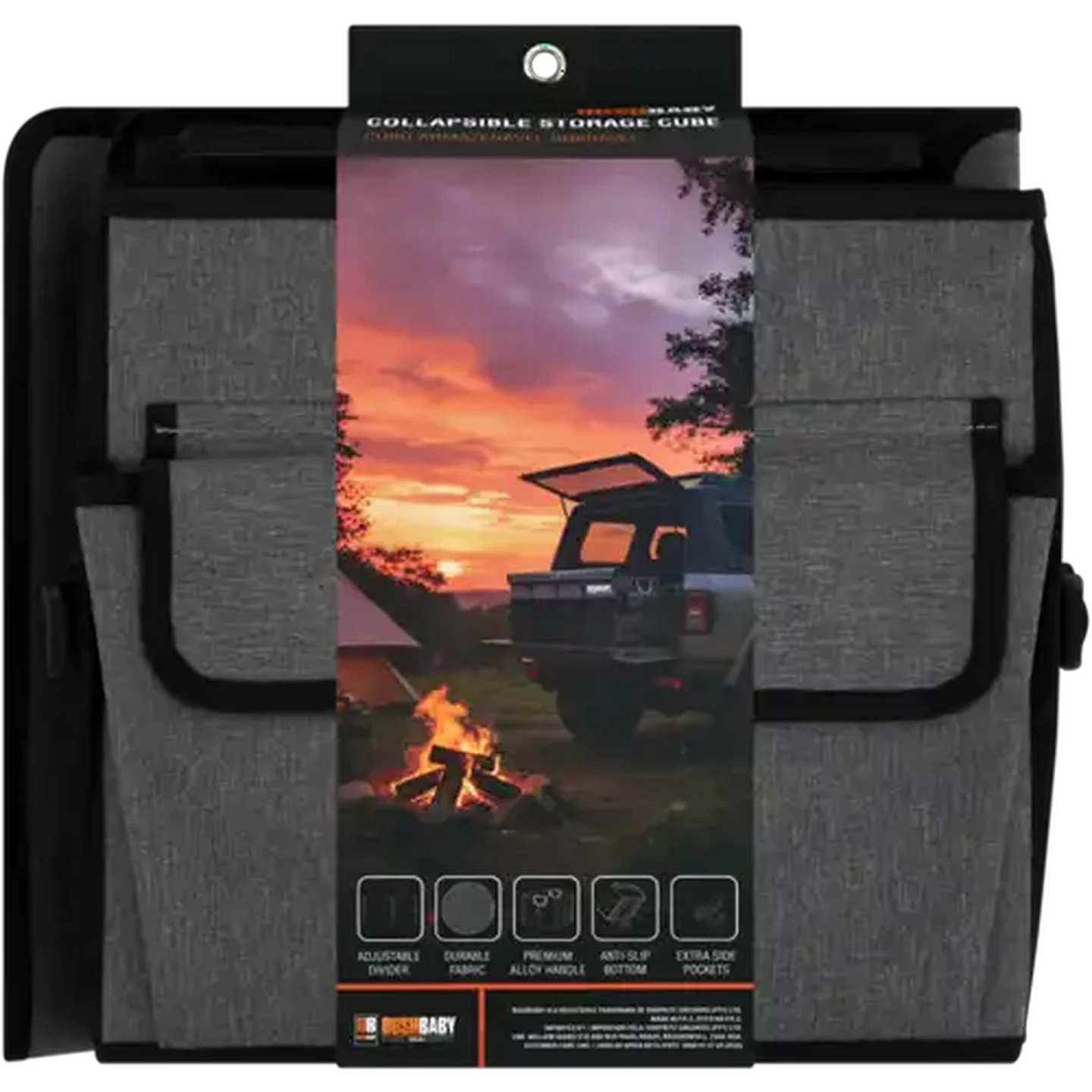Image of Bush Baby Collapsible Storage Cube 80L 