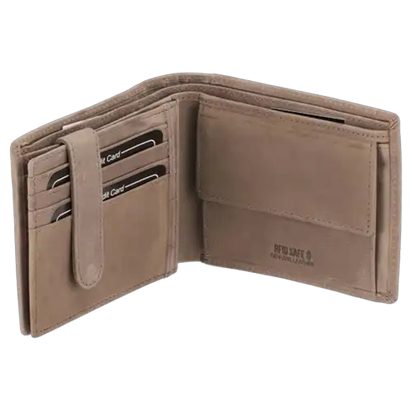 Image of Bossi Grey Boabab Leather Wallet