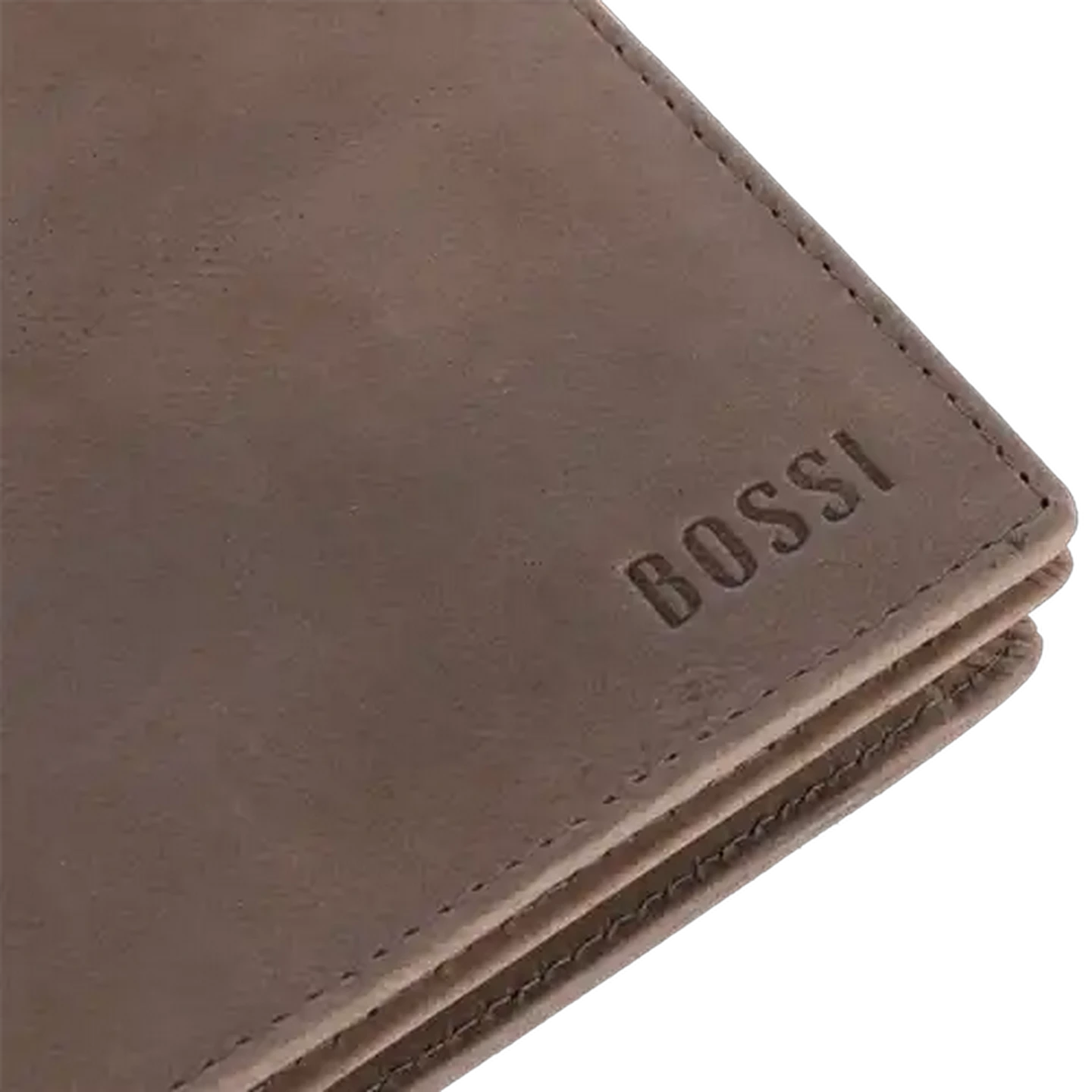 Image of Bossi Grey Boabab Leather Wallet