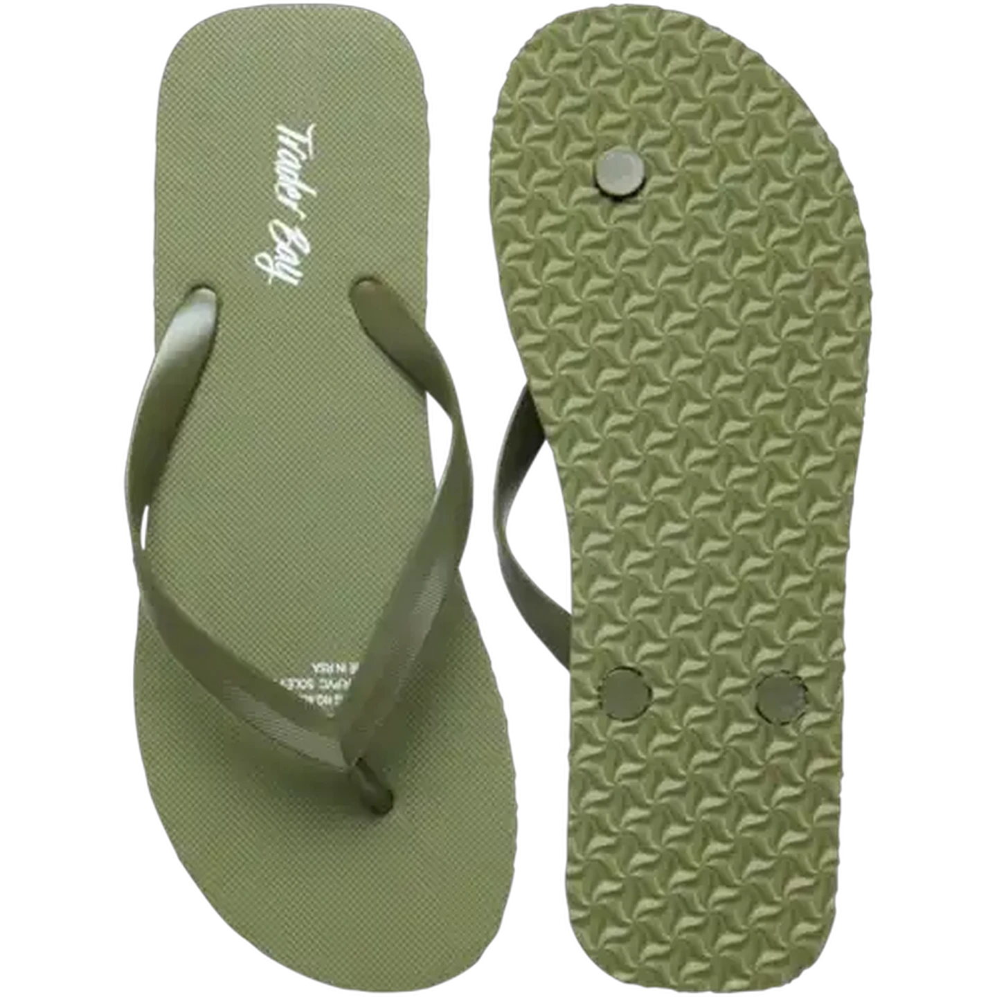Image of Trader Bay Men's Olive Thong Sandal 6-7