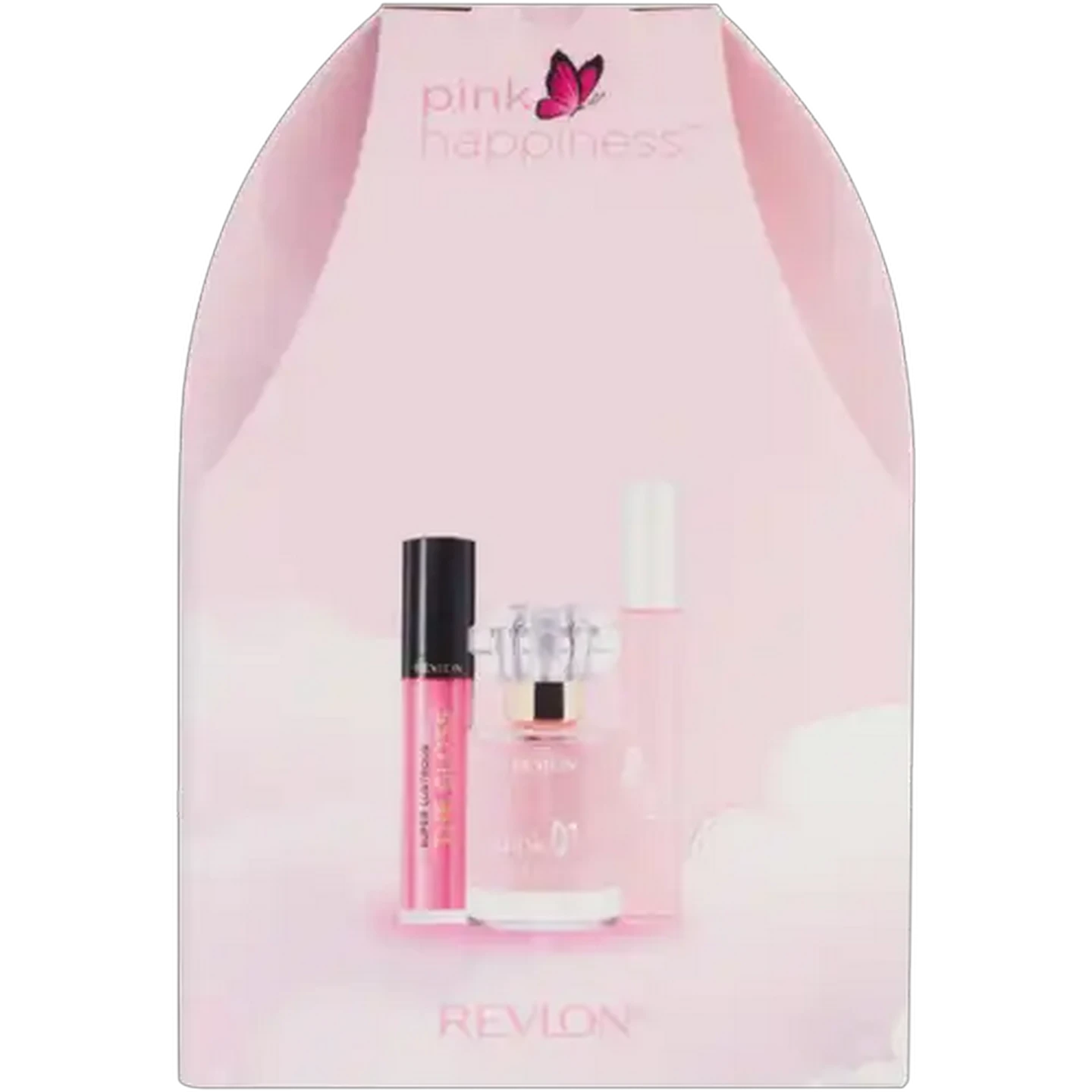 Image of Revlon Pink Happiness Eau de Toilette Spray, Eau de Toilette Wand & Lip Gloss Gift Pack 3 Piece 