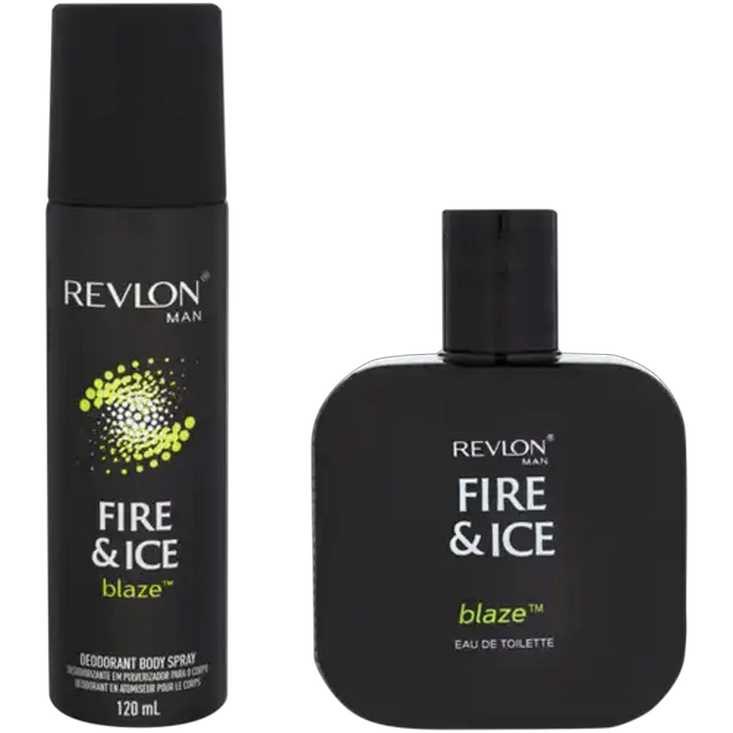 Image of Revlon Man Fire & Ice Blaze Eau de Toilette Spray, Deodorant Body Spray & Cooler Bag Gift Pack 3 Piece 