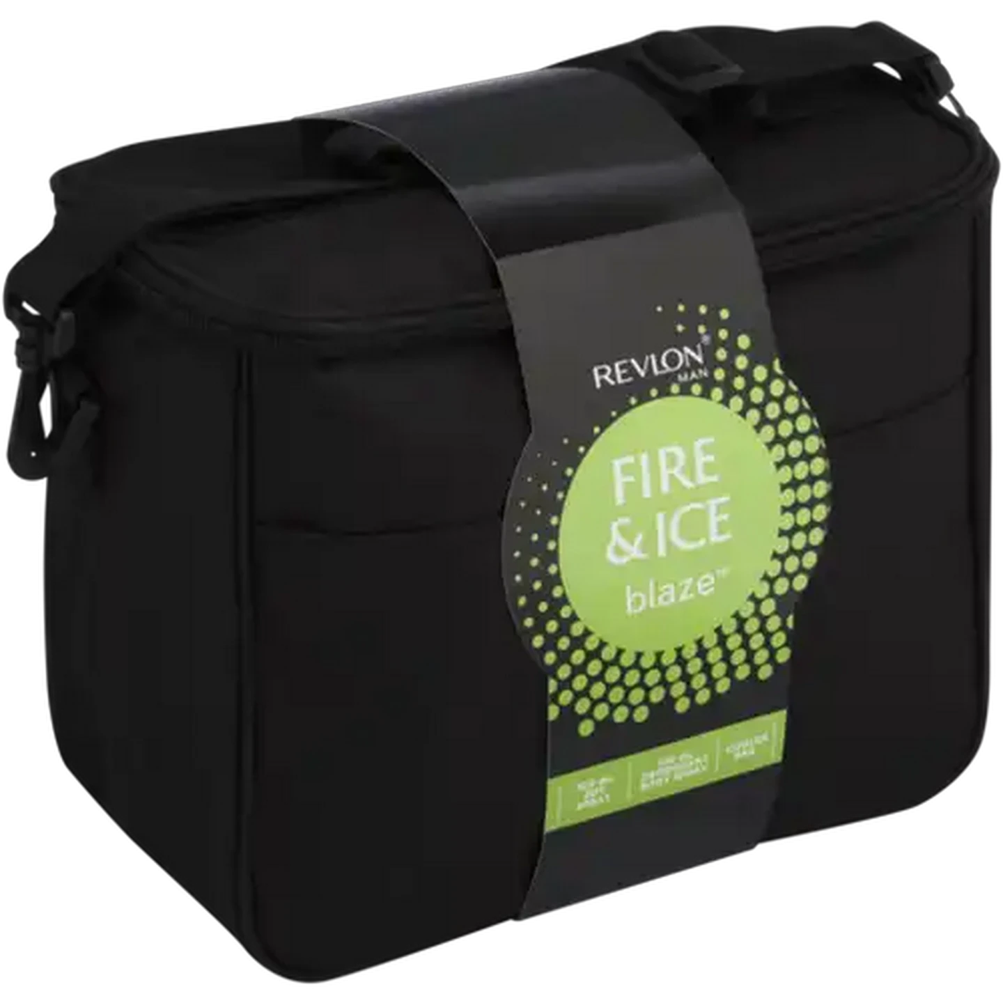Image of Revlon Man Fire & Ice Blaze Eau de Toilette Spray, Deodorant Body Spray & Cooler Bag Gift Pack 3 Piece 