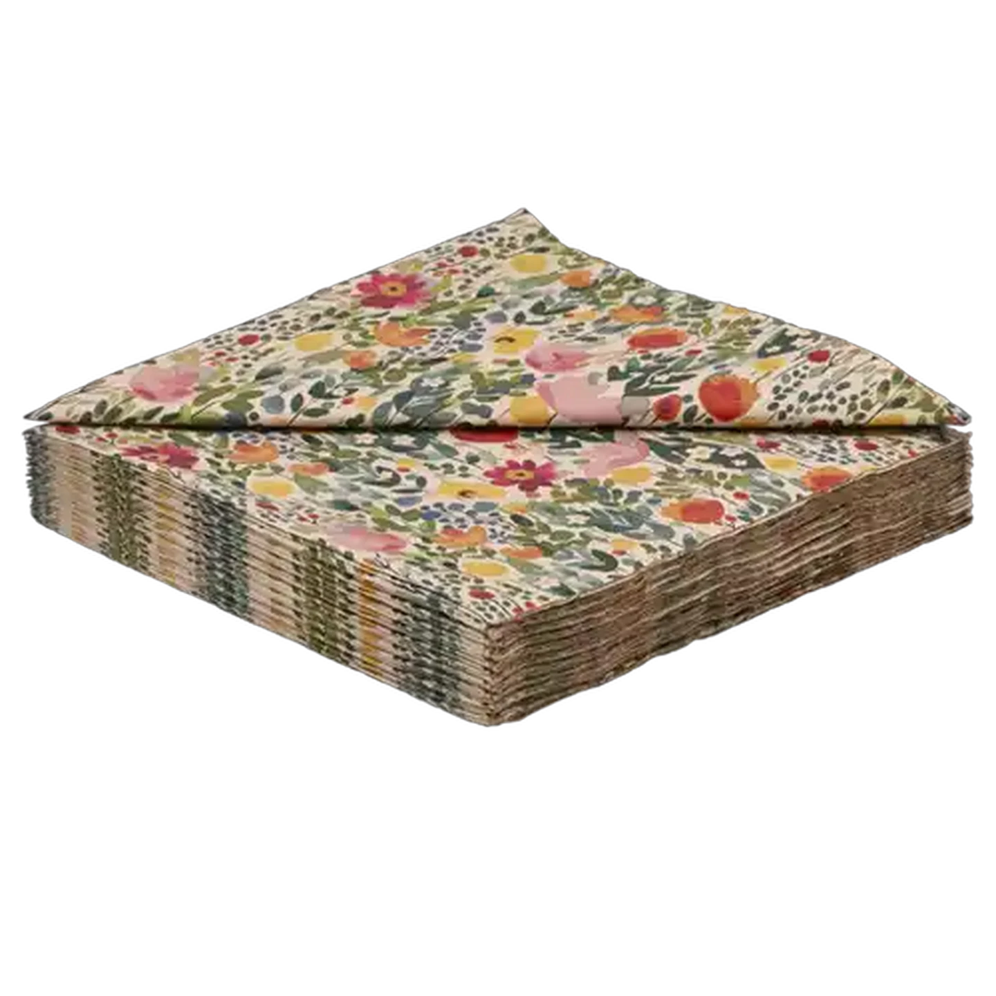Image of By Nature Water Garden Paper Napkins 3-Ply 33 x 33cm 20-Pack